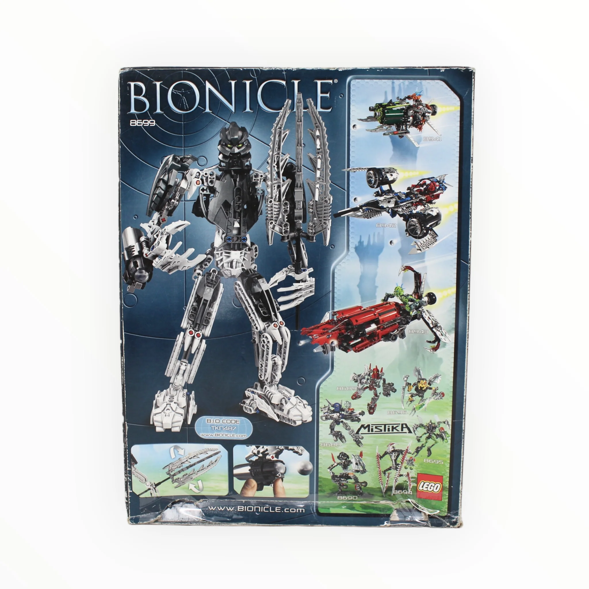 Certified Used Set 8699 Bionicle Takanuva - Image 2