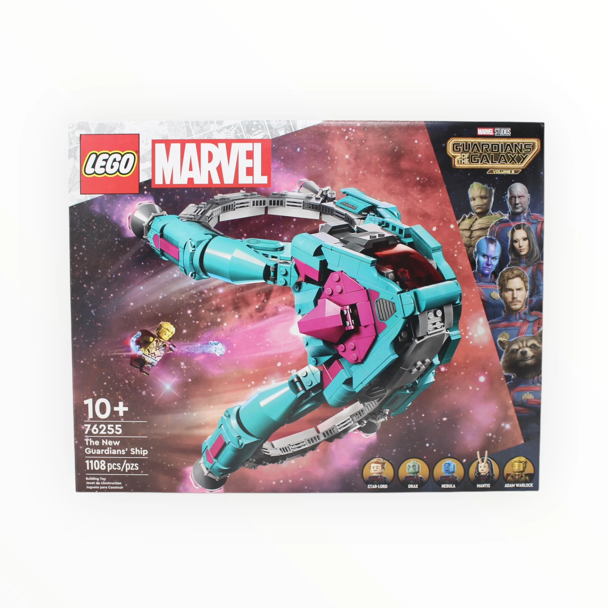 Certified Used Set 76255 Guardians of the Galaxy Vol. 3 The New Guardians’ Ship