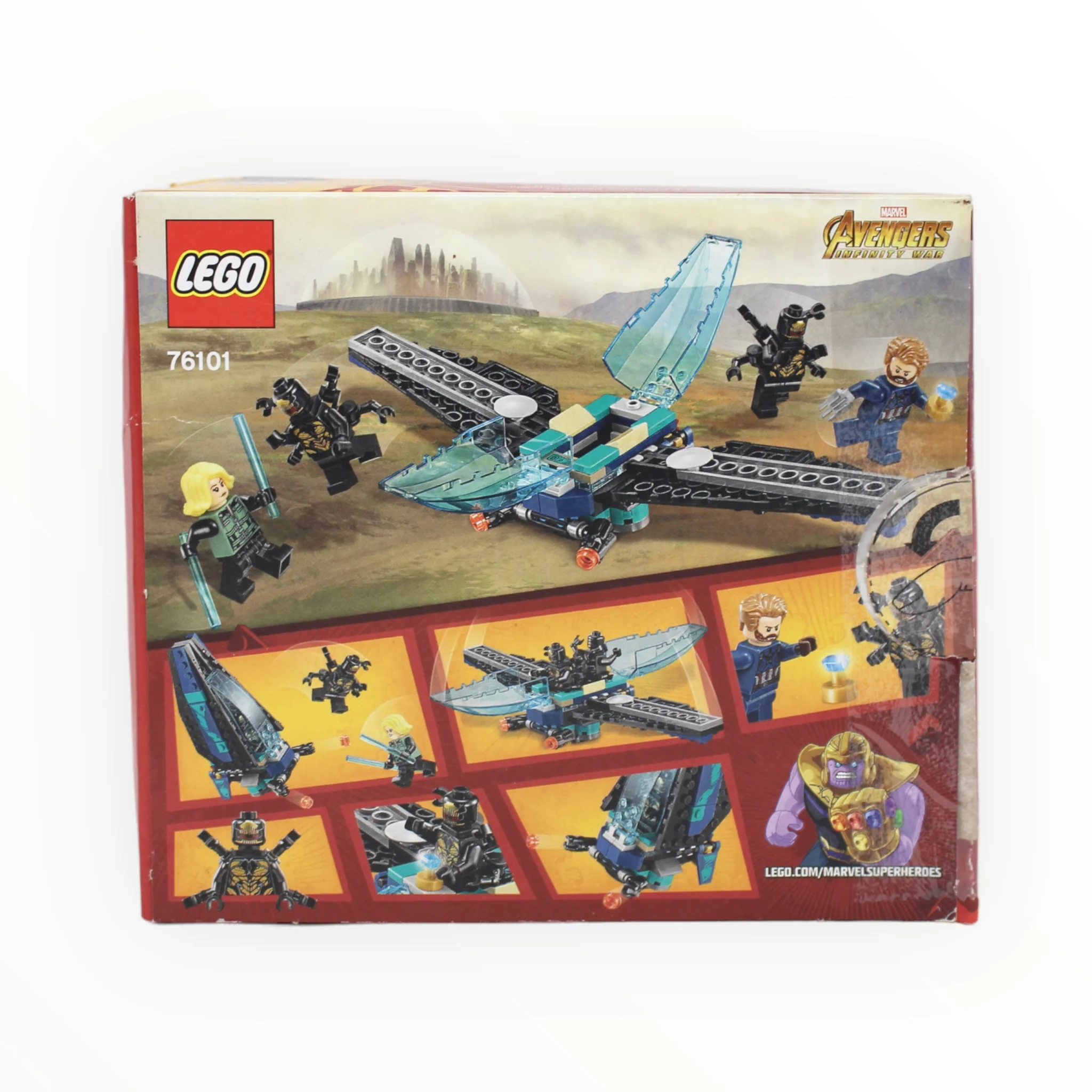 Certified Used Set 76101 Marvel Super Heroes Outrider Dropship Attack - Image 2