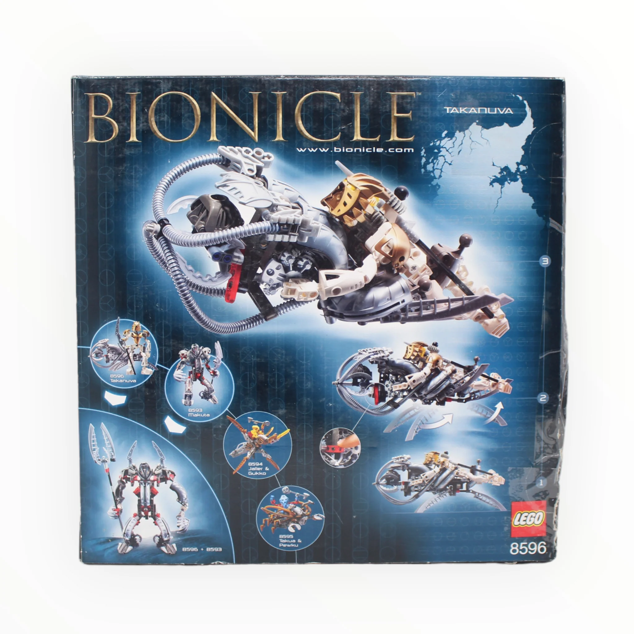 Certified Used Set 8596 Bionicle Takanuva - Image 2