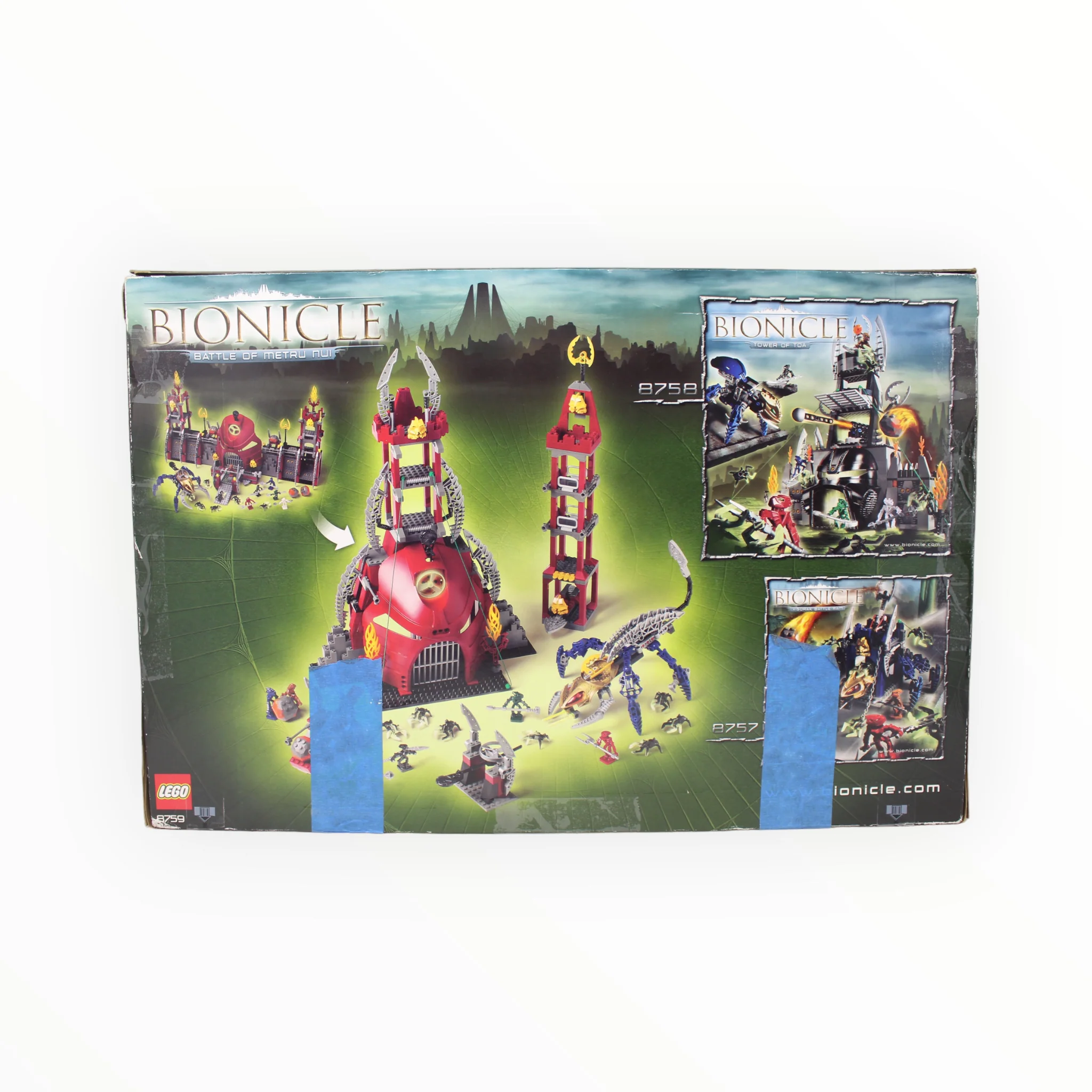 Certified Used Set 8759 Bionicle Battle of Metru Nui (damaged box) - Image 2