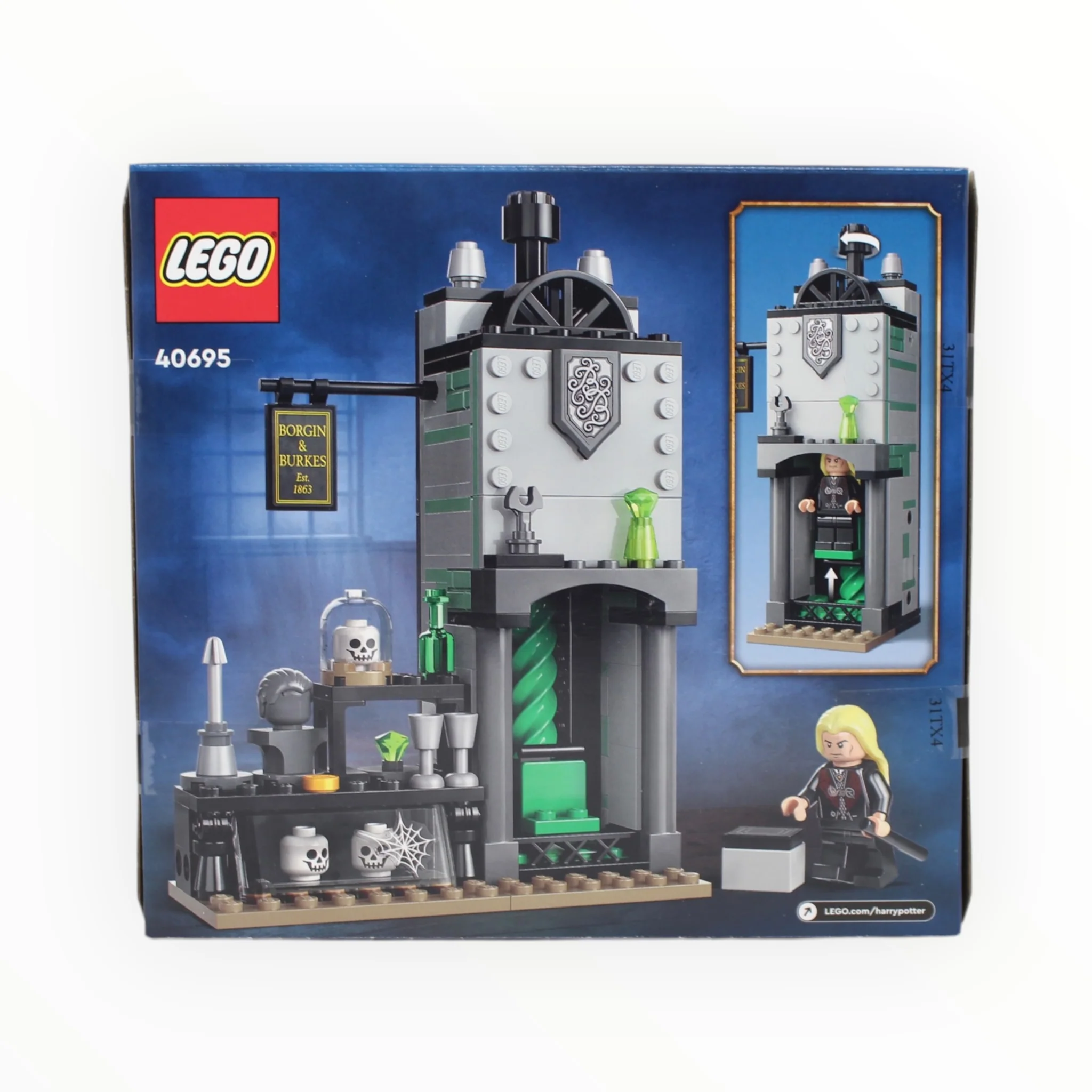 Retired Set 40695 Harry Potter Borgin and Burkes: Floo Network - Image 2