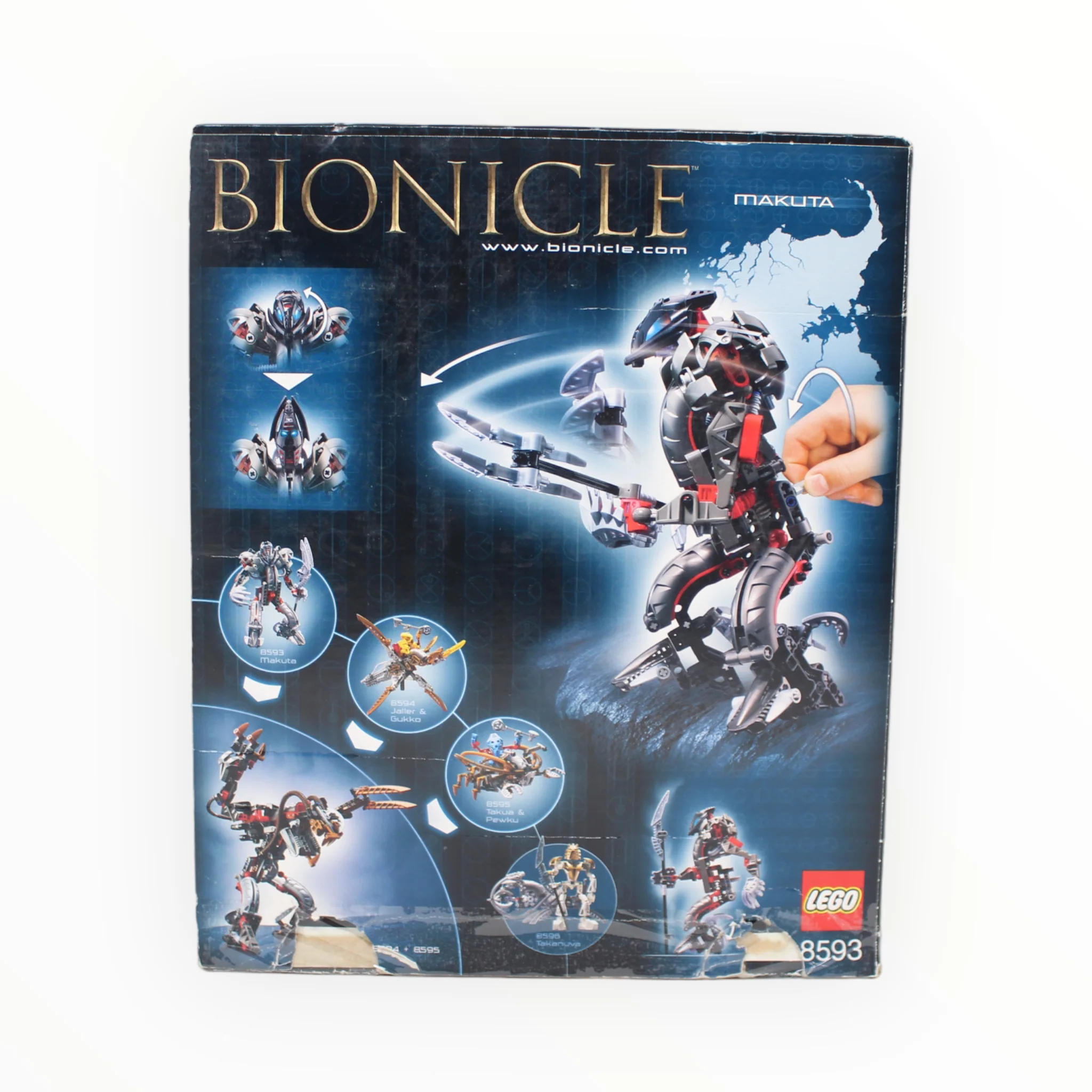 Certified Used Set 8593 Bionicle Makuta - Image 2