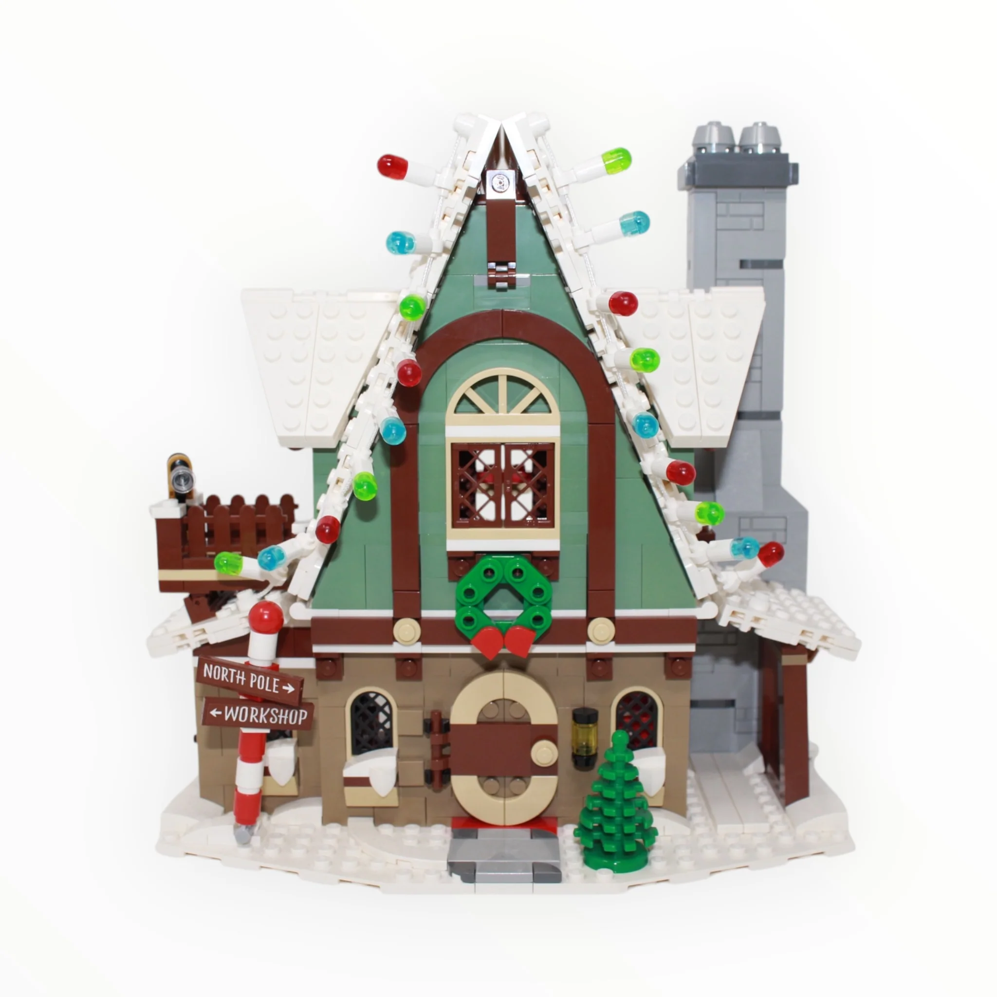 Used Set 10275 Icons Elf Club House - Image 2