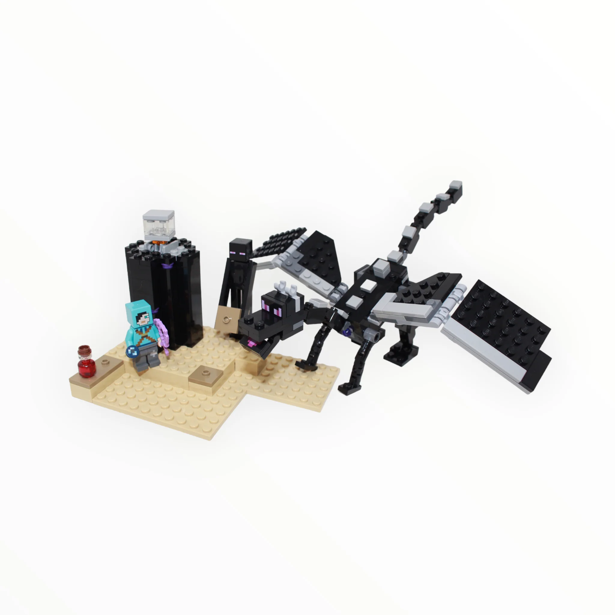 Used Set 21151 Minecraft The End Battle
