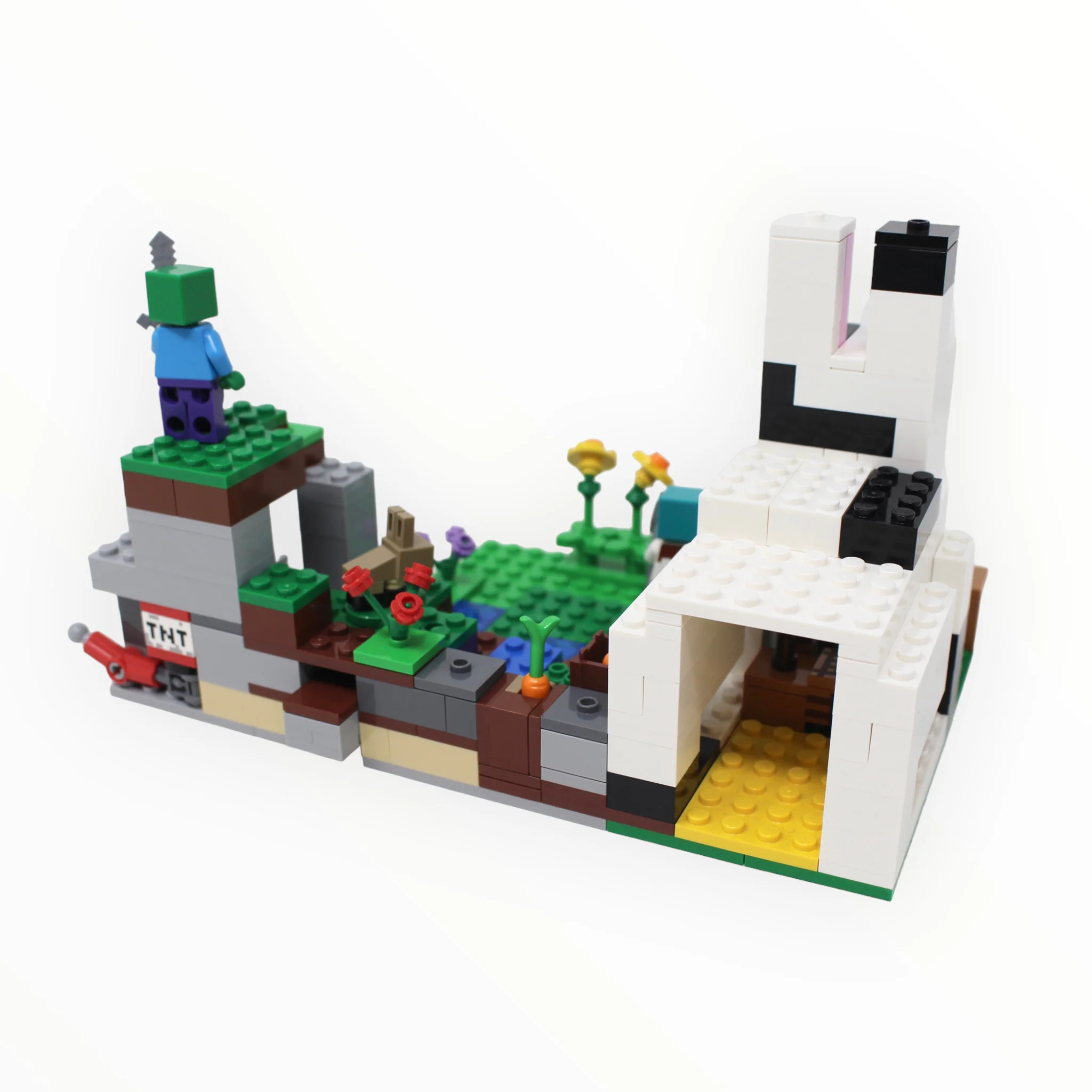Used Set 21181 Minecraft The Rabbit Ranch - Image 2