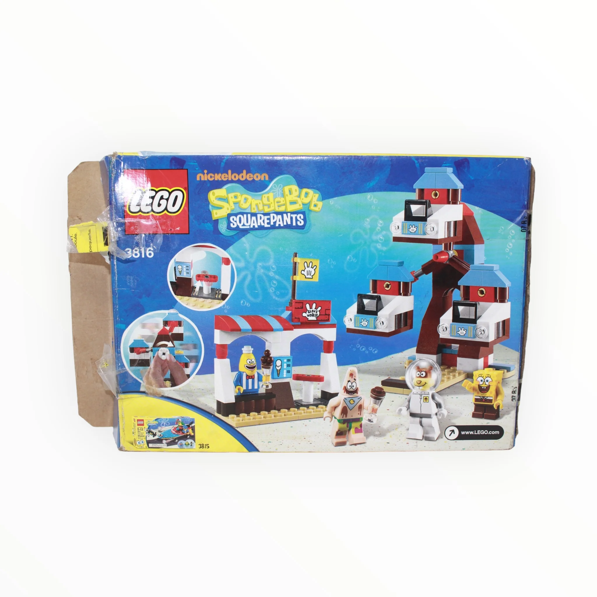 Used Set 3816 SpongeBob SquarePants Glove World - Image 6