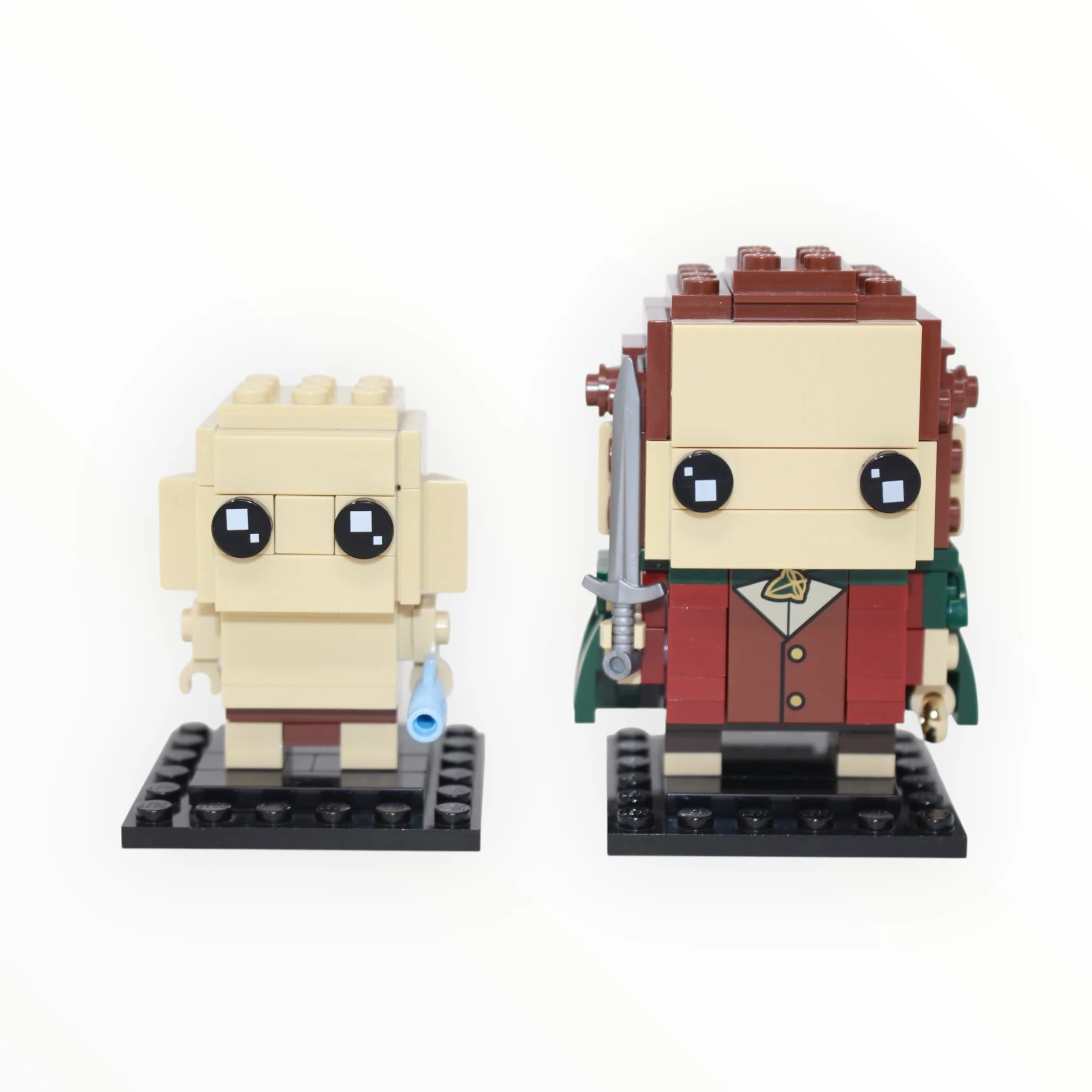 Used Set 40630 BrickHeadz The Lord of the Rings Frodo & Gollum
