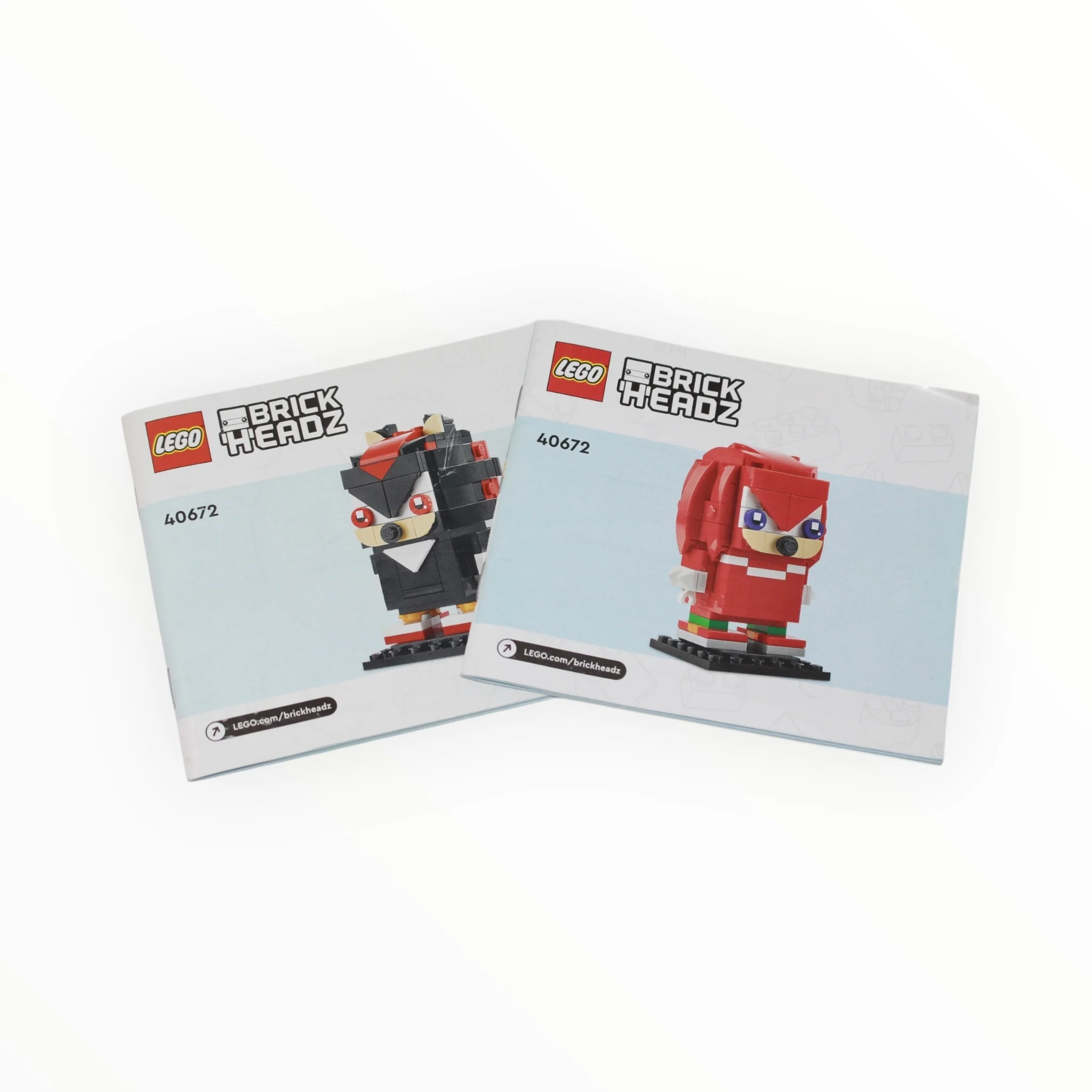 Used Set 40672 BrickHeadz Sonic the Hedgehog: Knuckles & Shadow - Image 4