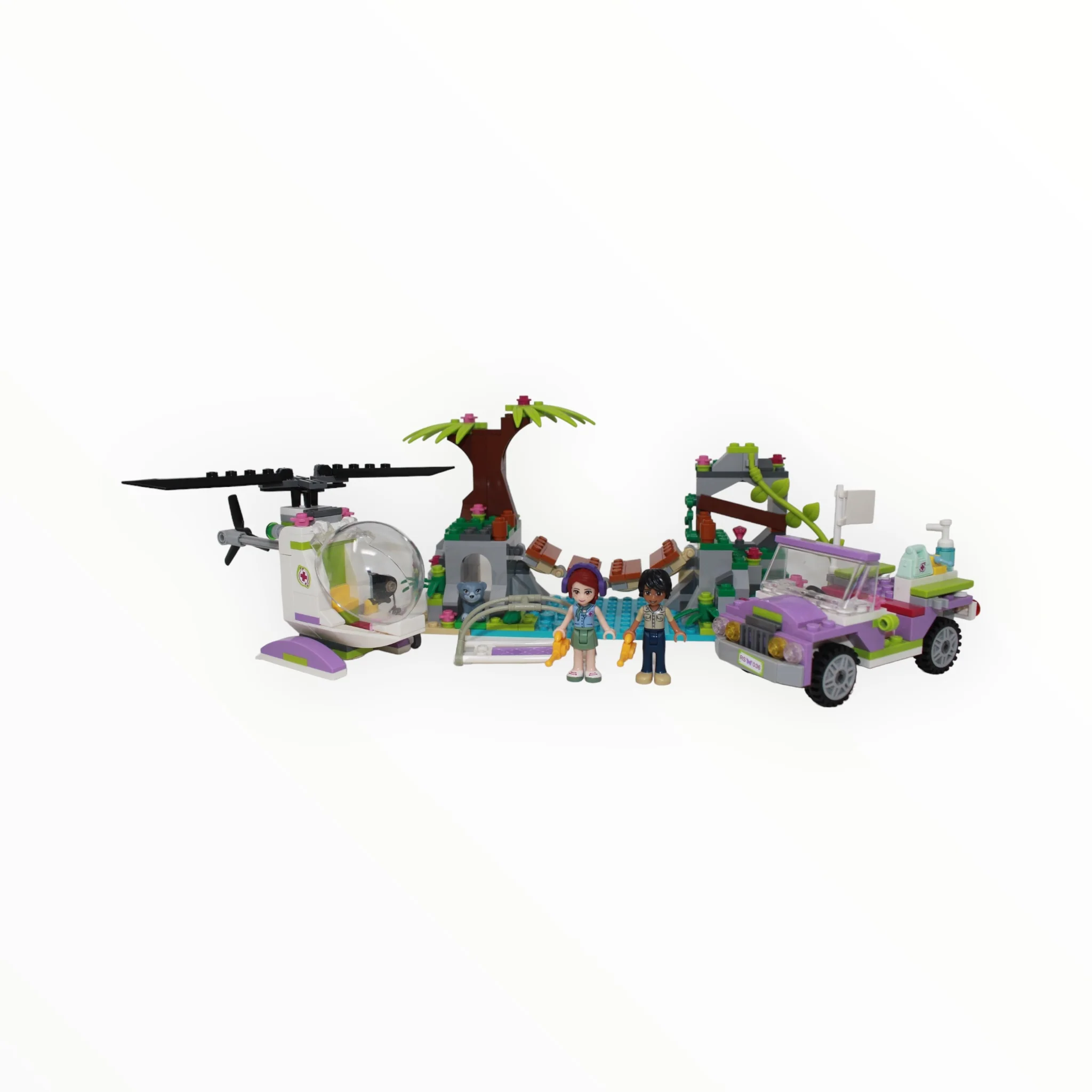Used Set 41036 Friends Jungle Bridge Rescue
