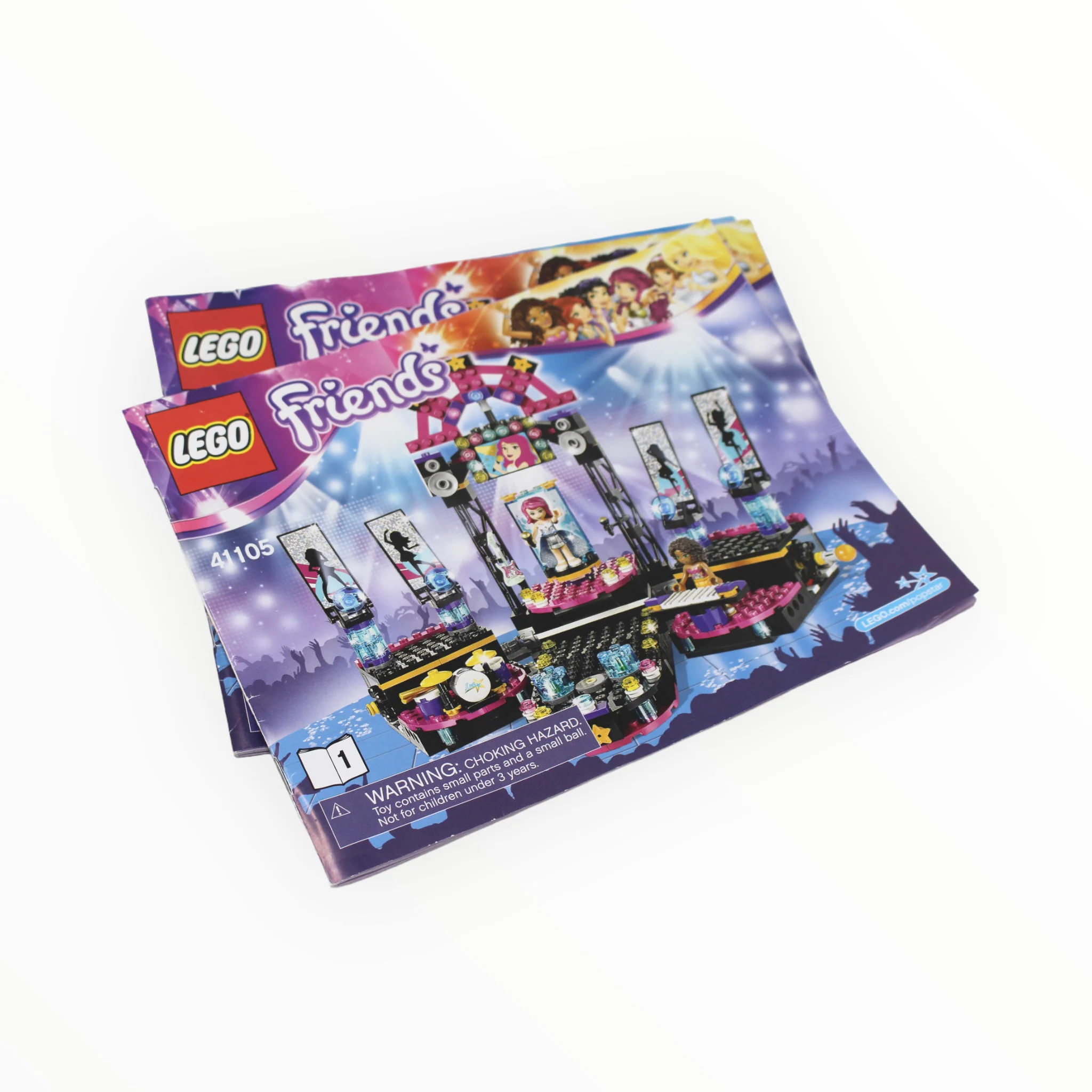 Used Set 41105 Friends Pop Star Show Stage - Image 3