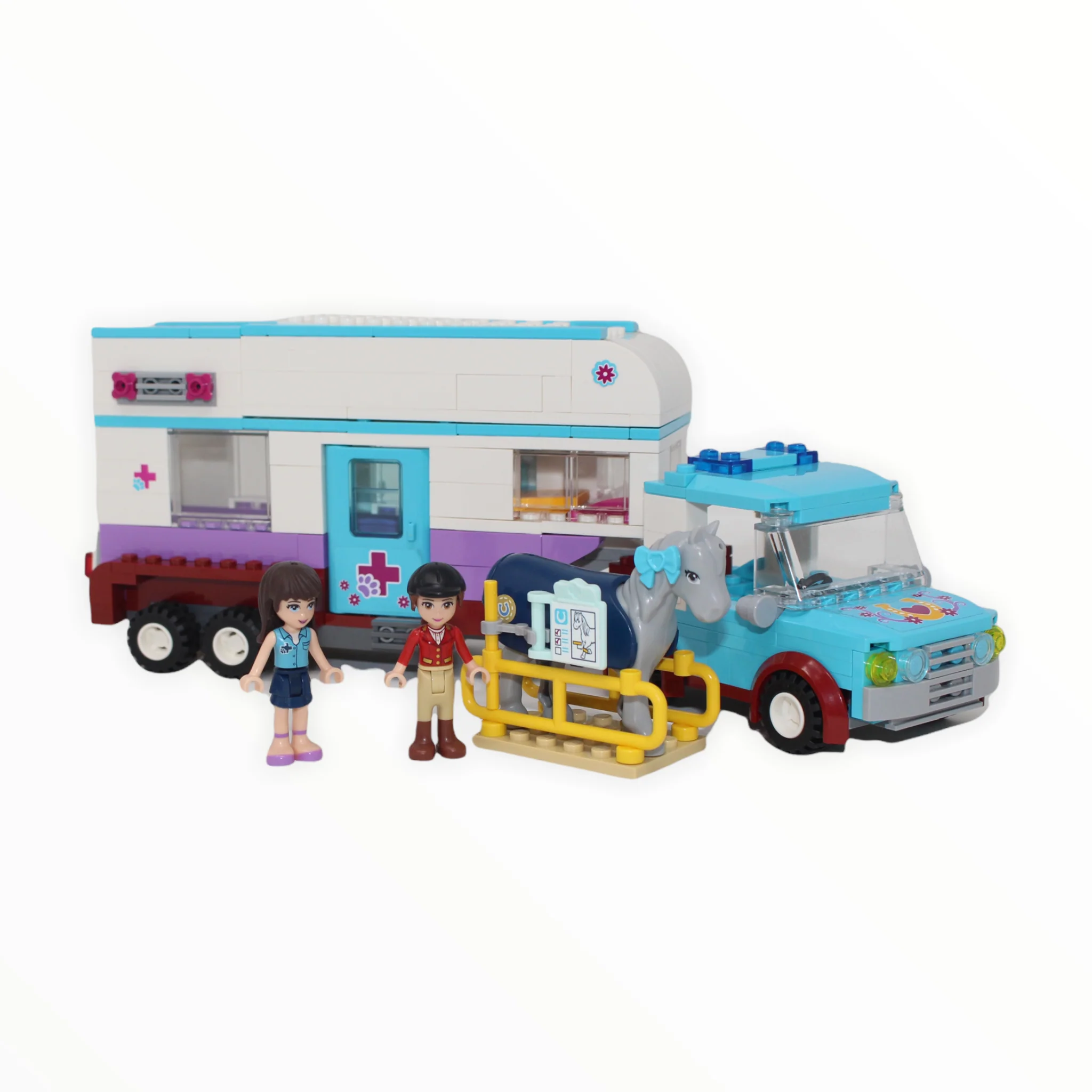 Used Set 41125 Friends Horse Vet Trailer
