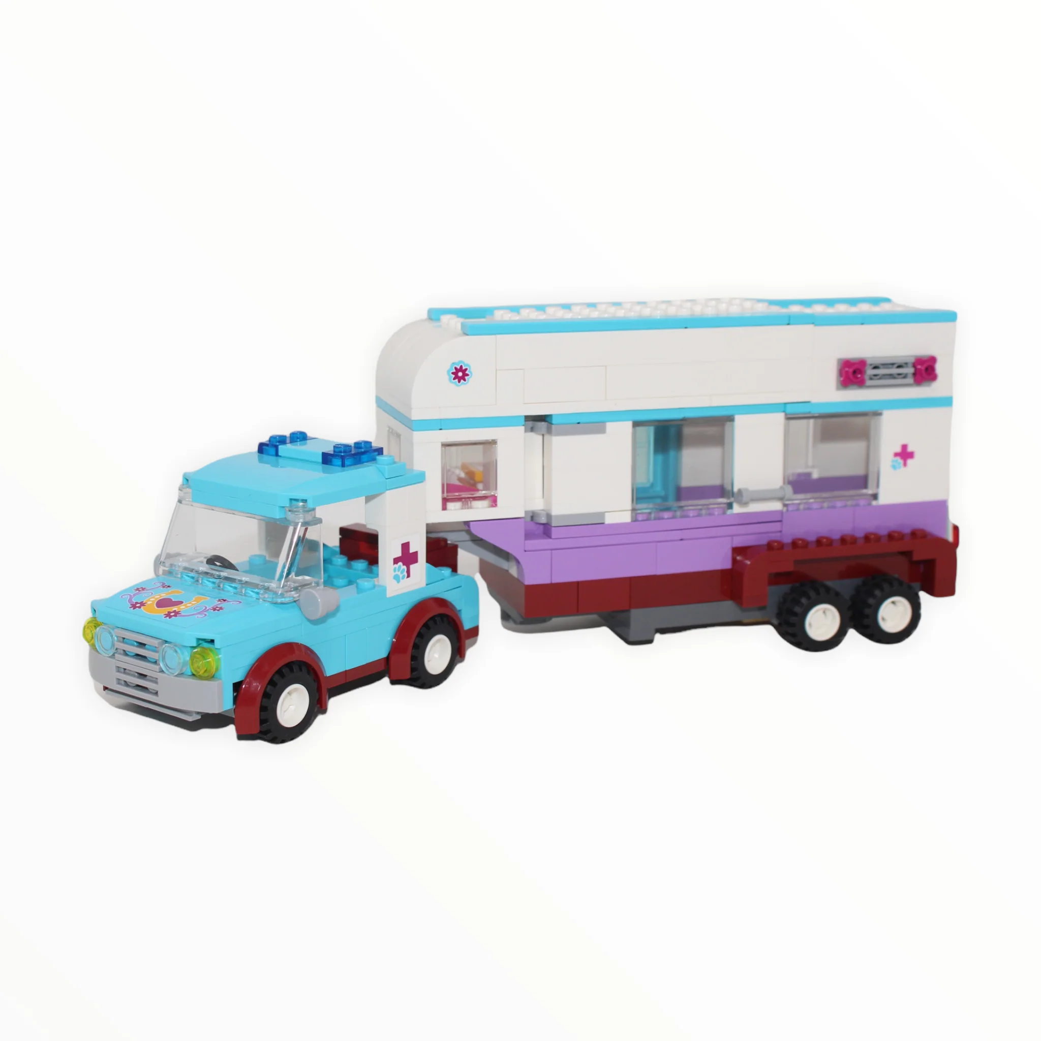 Used Set 41125 Friends Horse Vet Trailer - Image 2