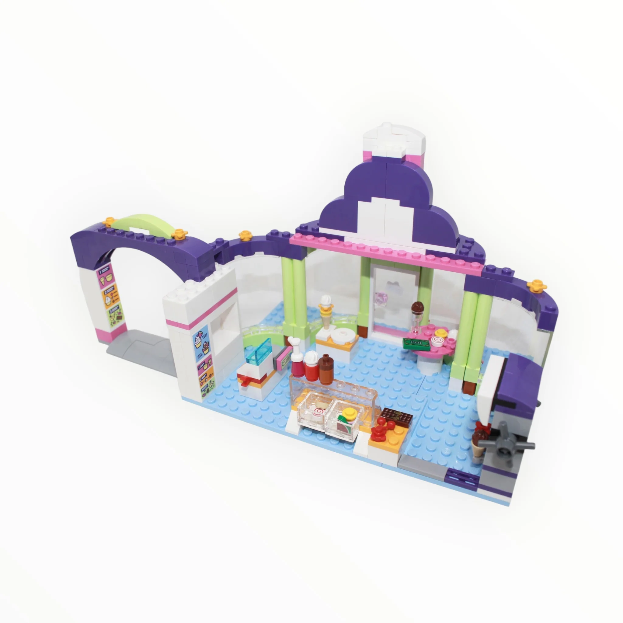 Used Set 41320 Friends Heartlake Frozen Yogurt Shop - Image 2