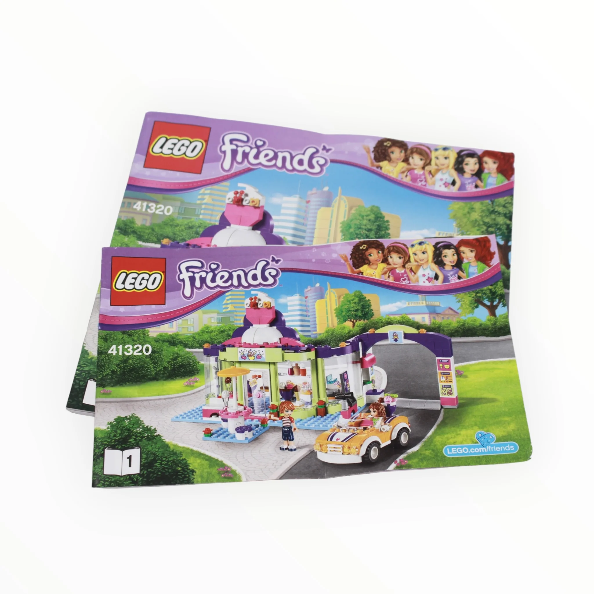 Used Set 41320 Friends Heartlake Frozen Yogurt Shop - Image 4