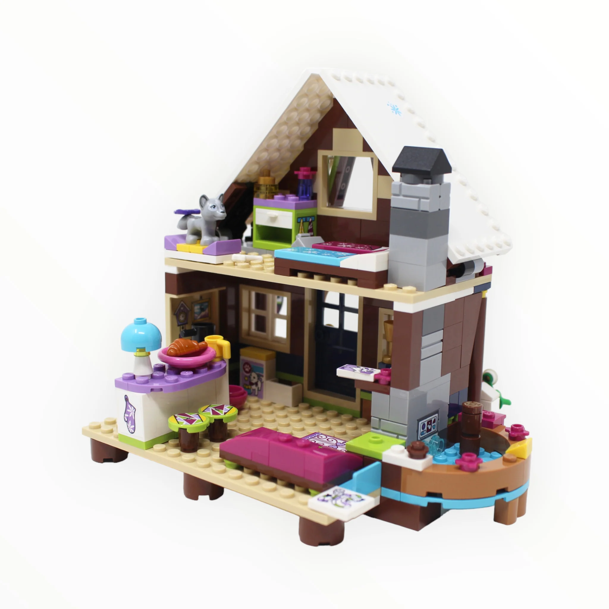 Used Set 41323 Friends Snow Resort Chalet - Image 2