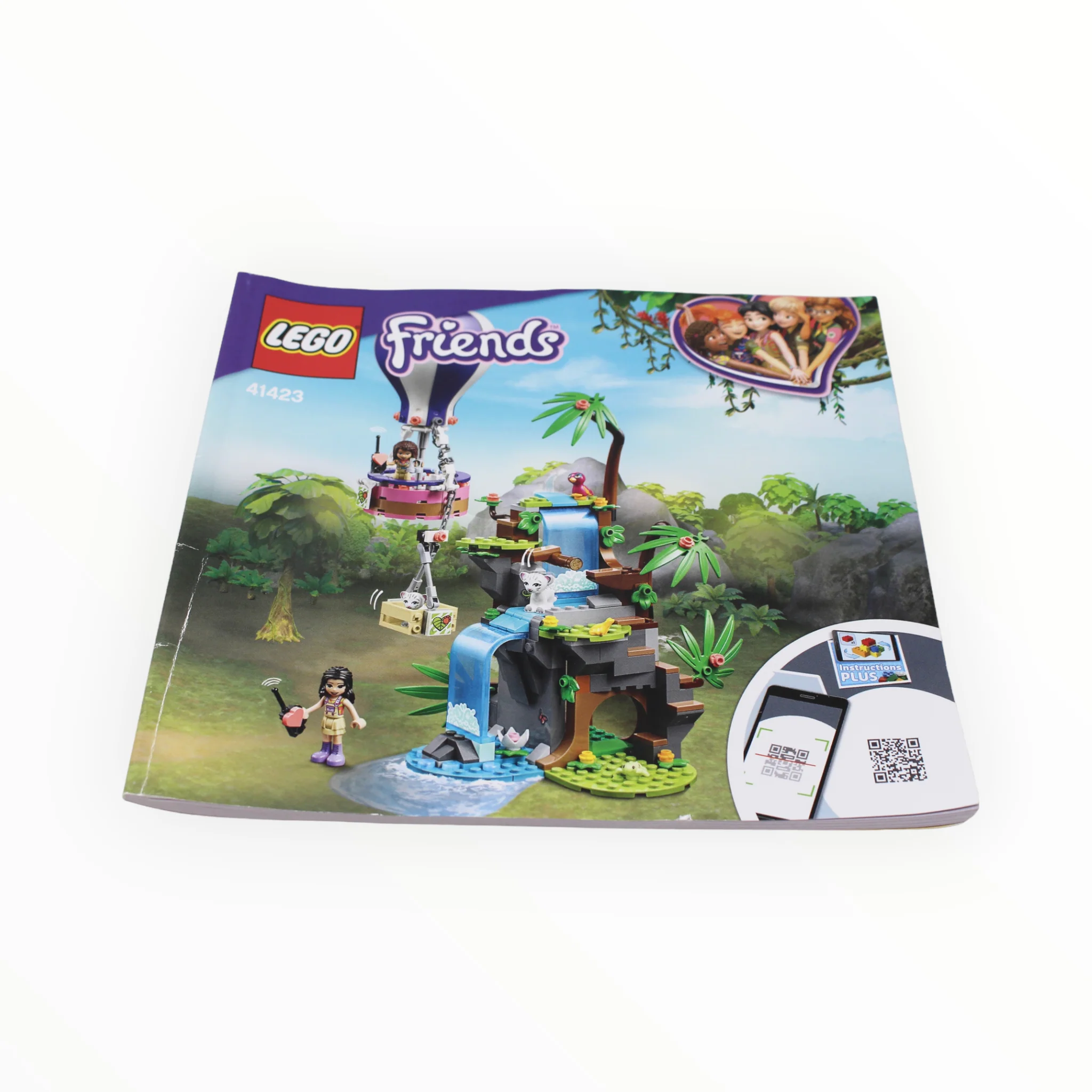 Used Set 41423 Friends Tiger Hot Air Balloon Jungle Rescue - Image 3