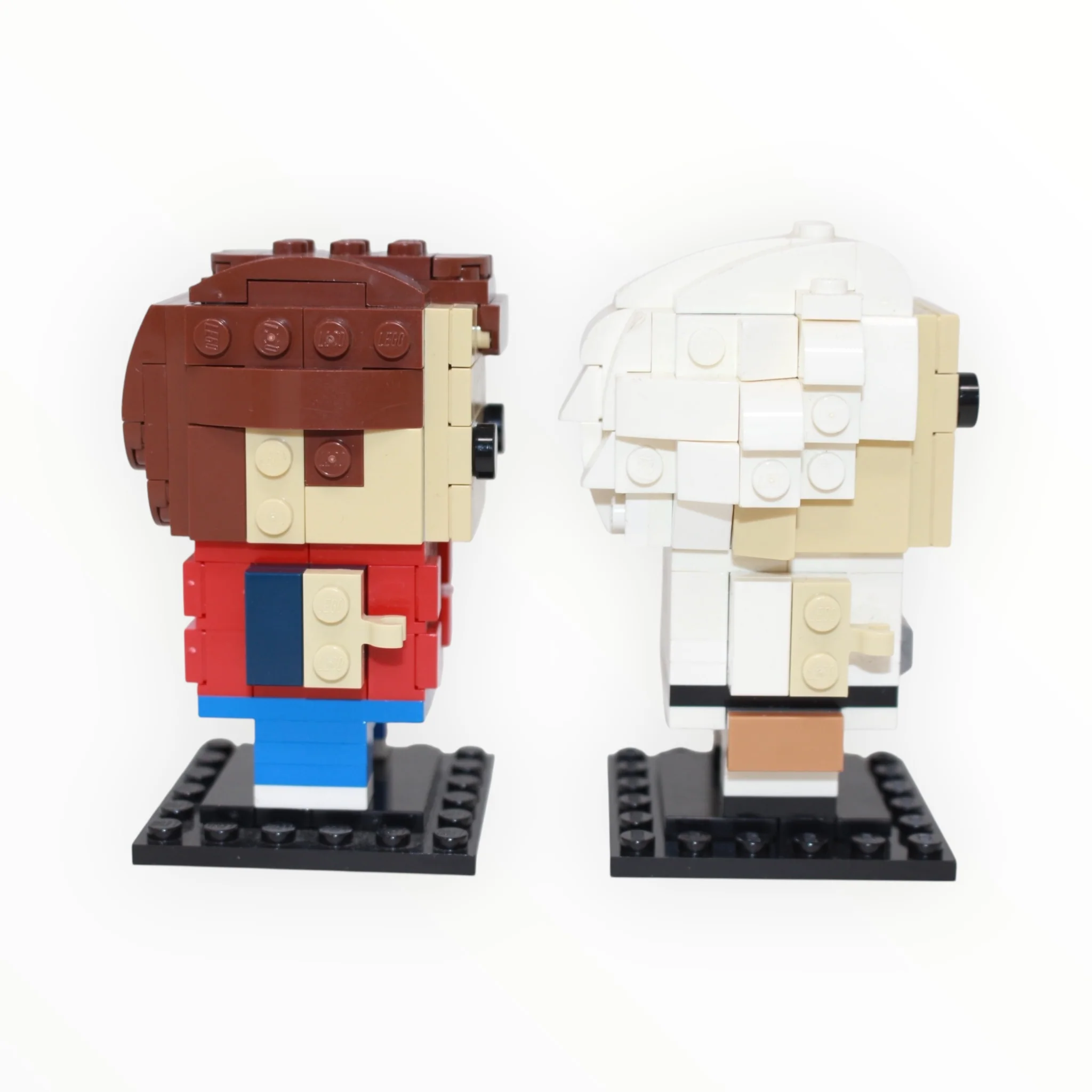 Used Set 41611 BrickHeadz Back to the Future Marty McFly & Doc Brown - Image 2