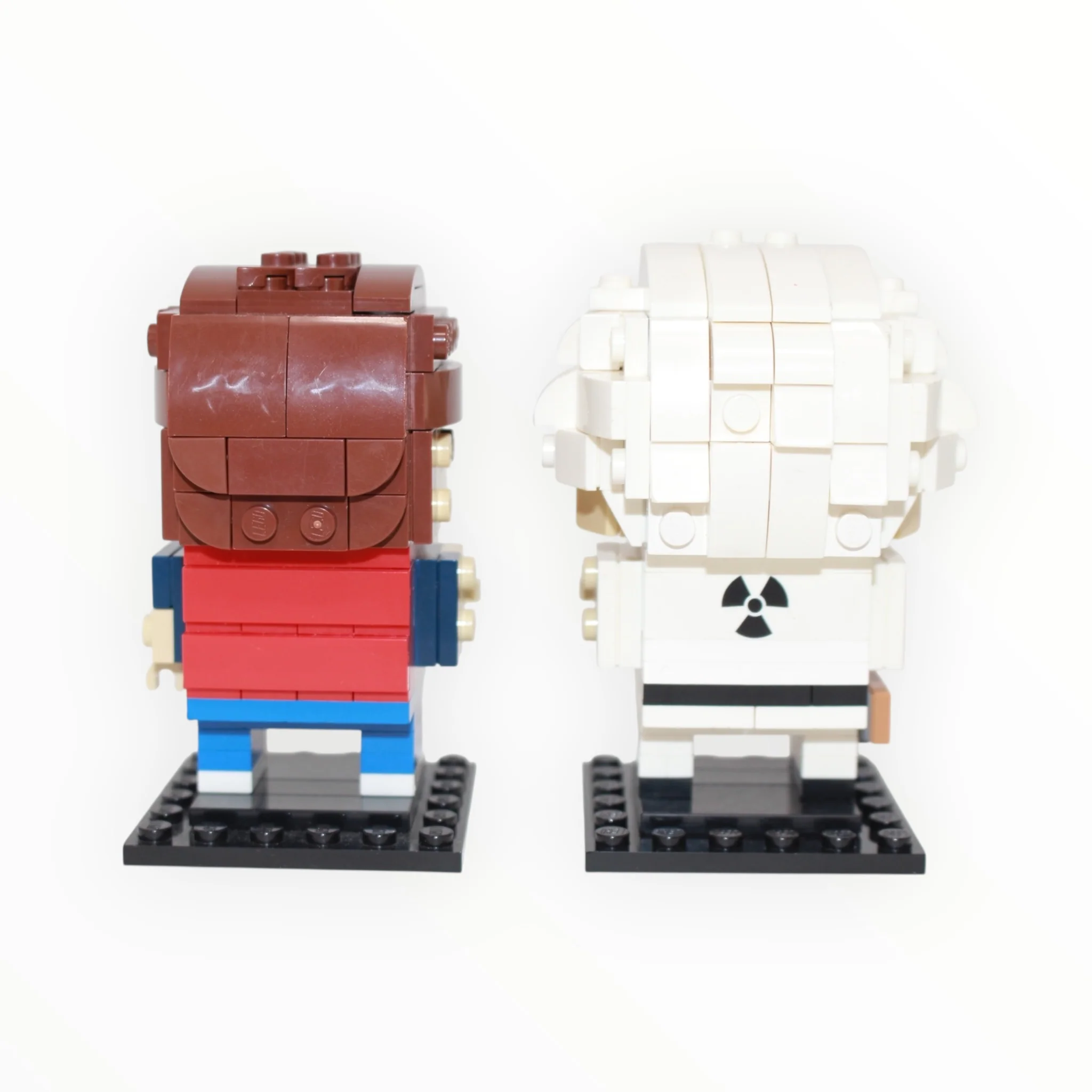 Used Set 41611 BrickHeadz Back to the Future Marty McFly & Doc Brown - Image 3