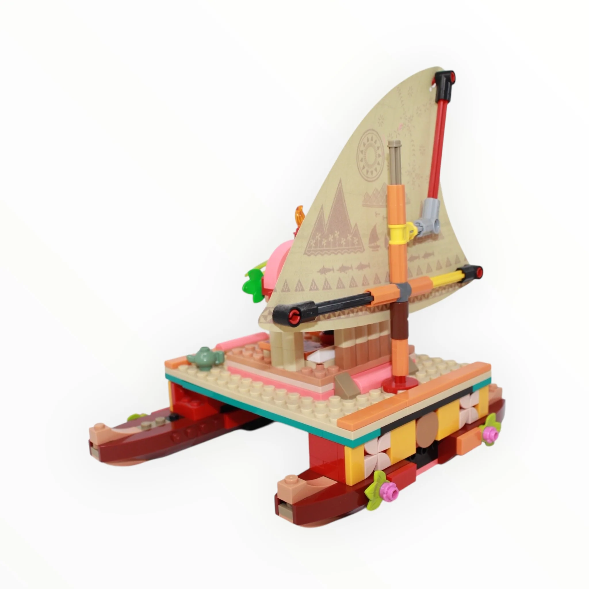 Used Set 43210 Disney Moana’s Wayfinding Boat - Image 2