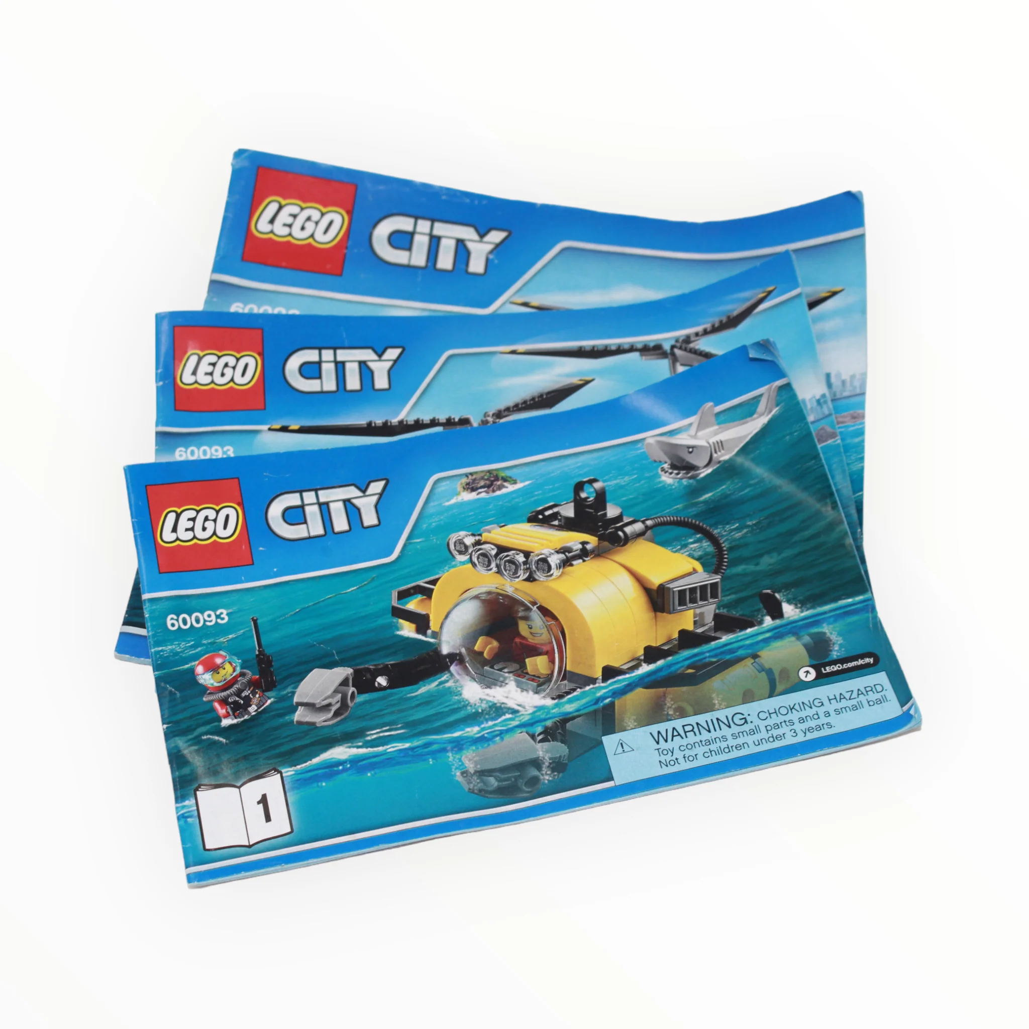 Used Set 60093 City Deep Sea Helicopter - Image 5