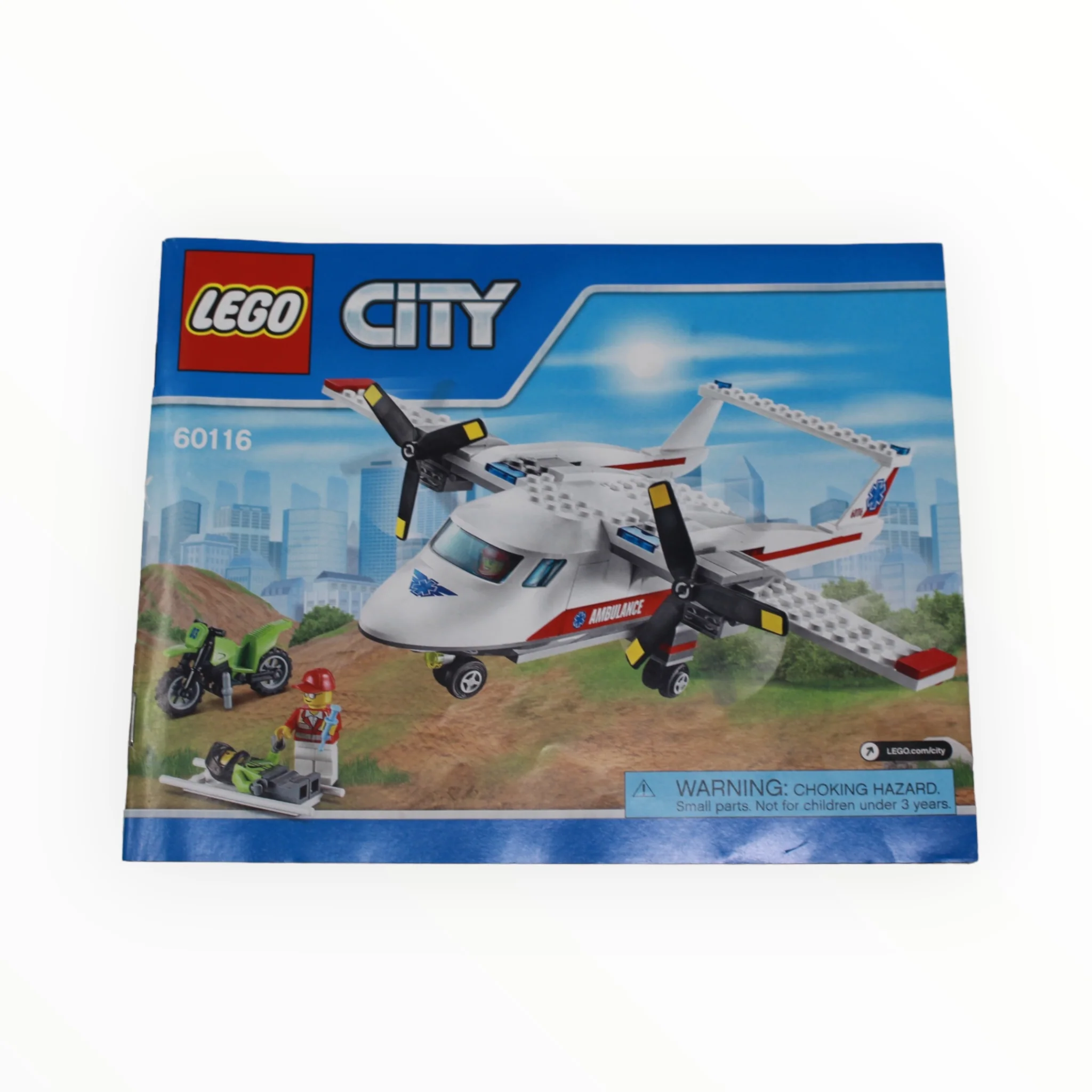 Used Set 60116 City Ambulance Plane - Image 6