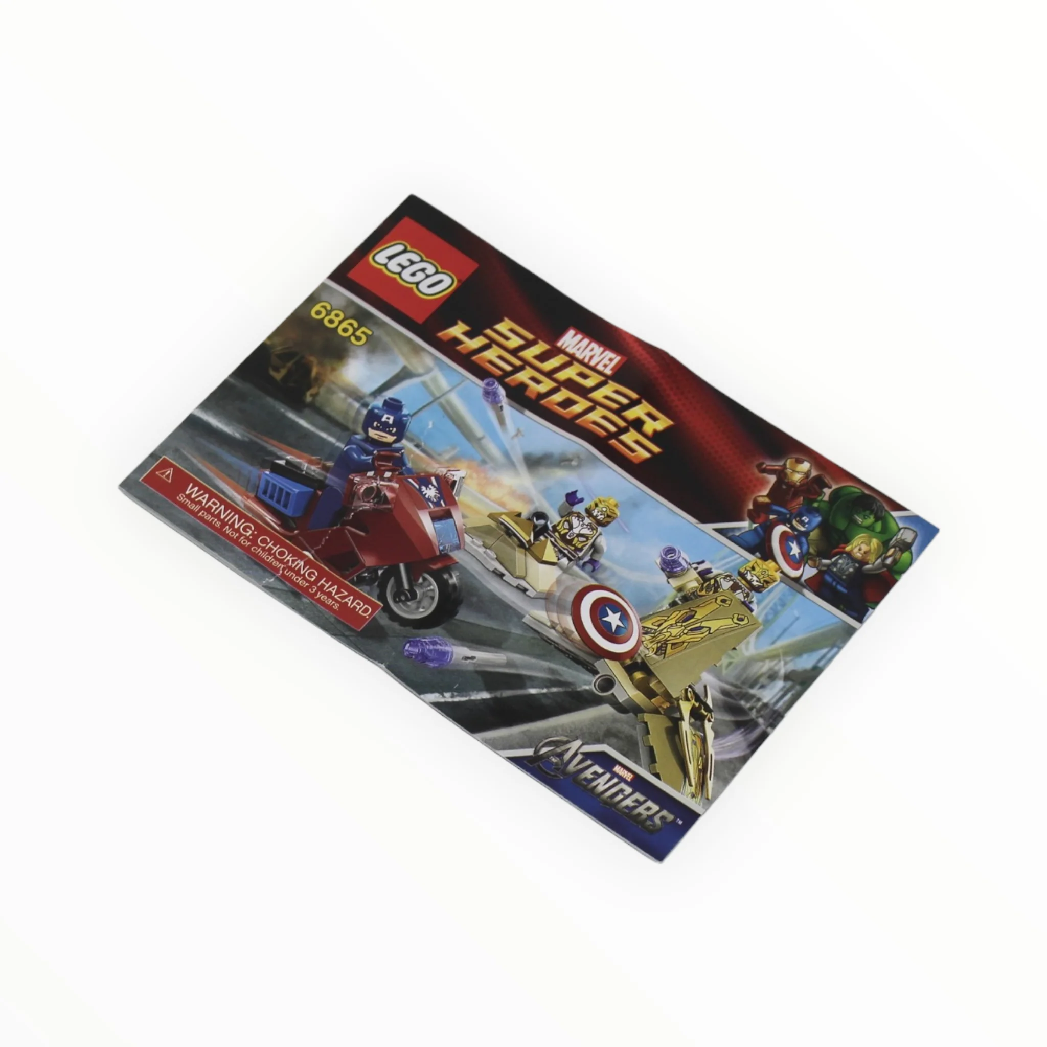 Used Set 6865 Marvel Super Heroes Captain America’s Avenging Cycle - Image 2