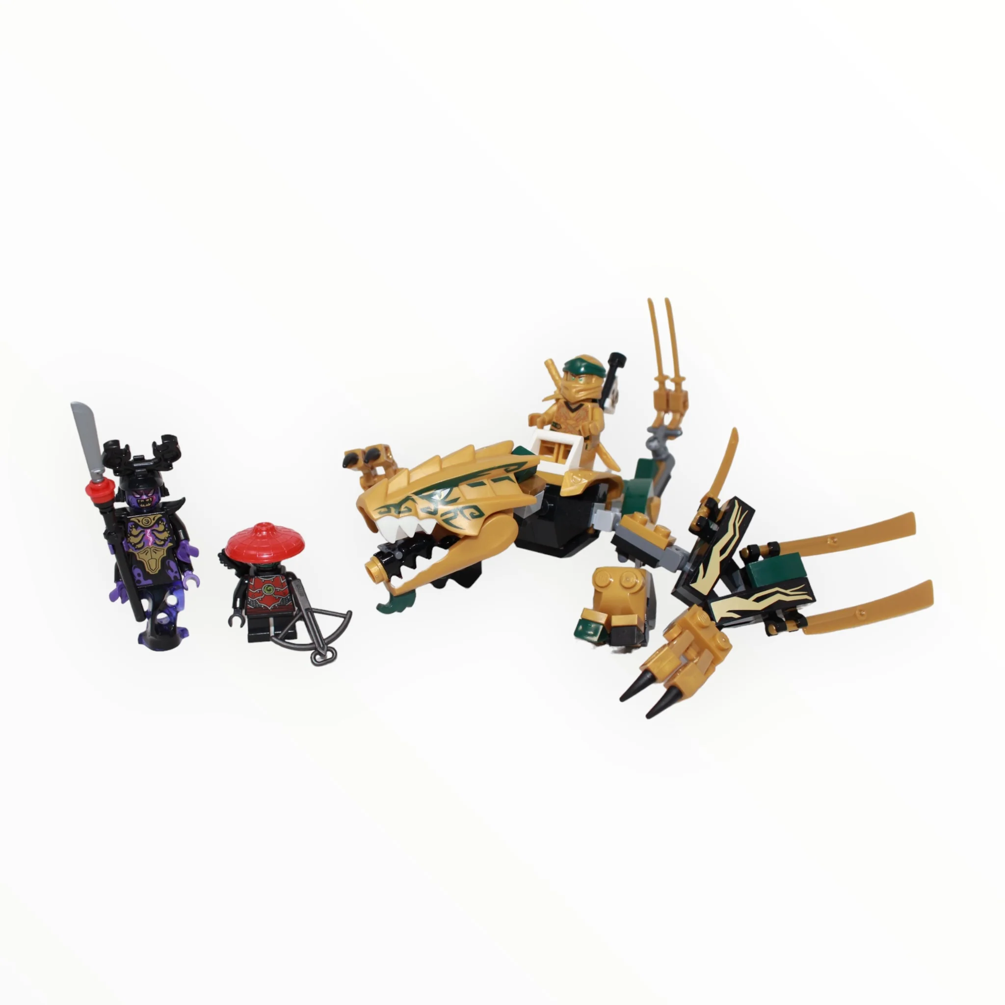 Used Set 70666 Ninjago The Golden Dragon