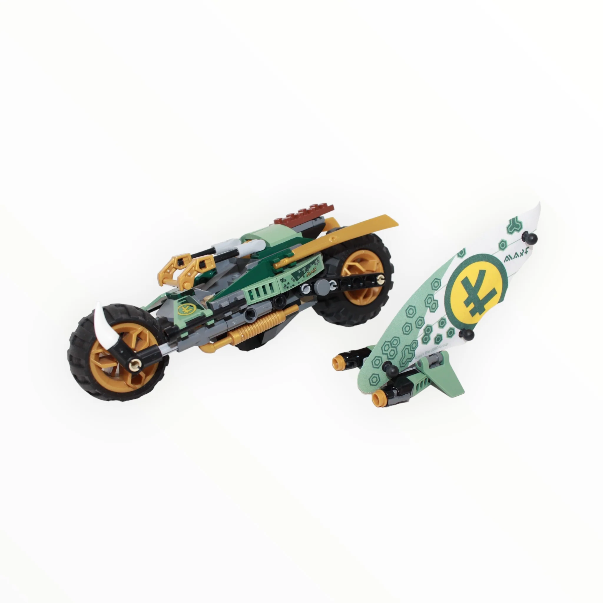 Used Set 71745 Ninjago Lloyd’s Jungle Chopper Bike - Image 3