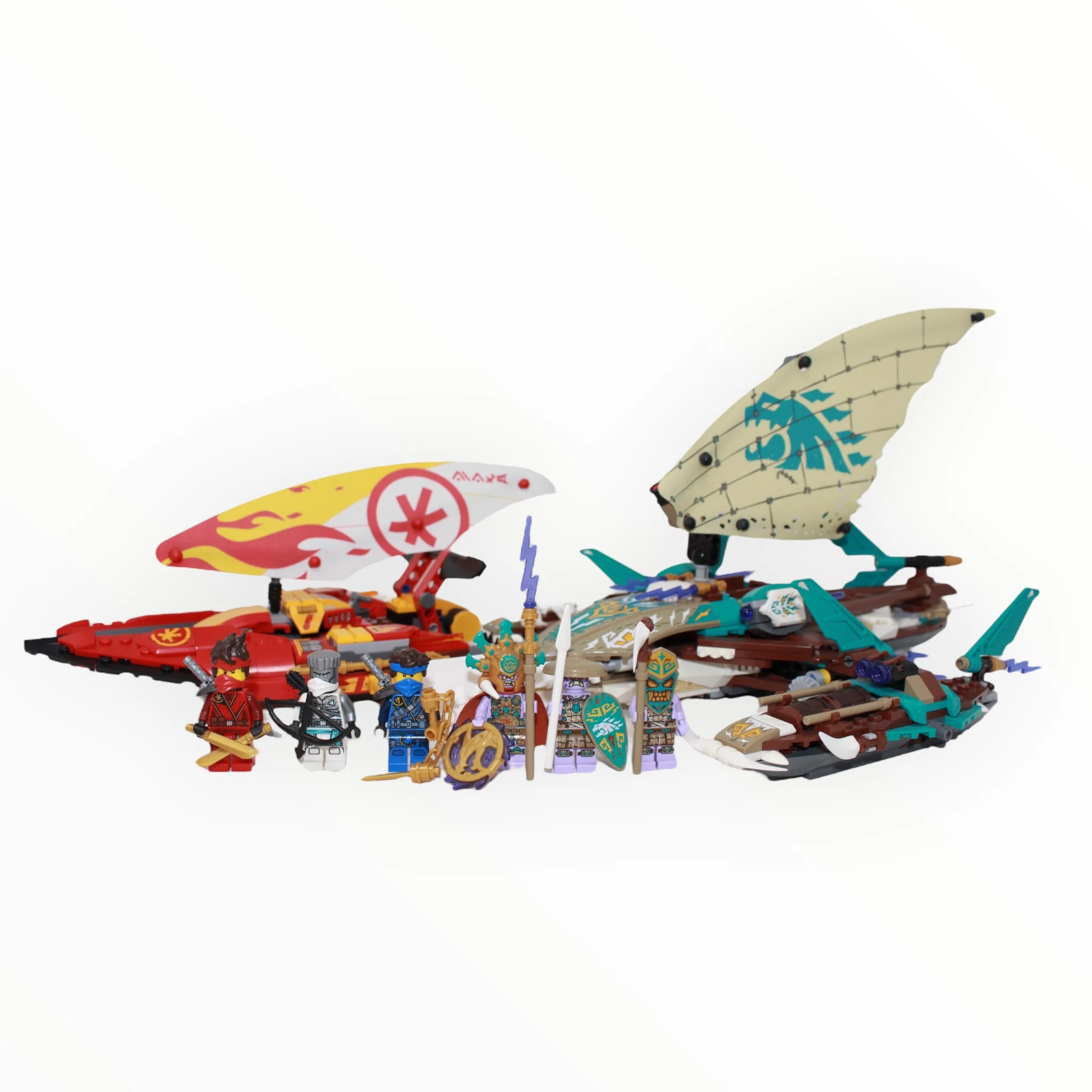 Used Set 71748 Ninjago Catamaran Sea Battle