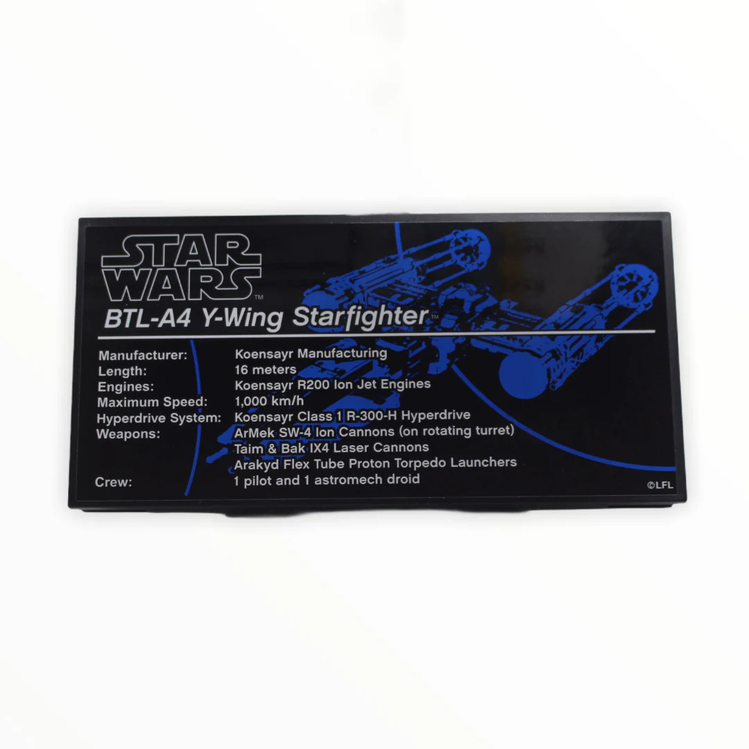 Used Set 75181 Star Wars Y-Wing Starfighter - UCS (2nd Edition, 2018) - Image 3