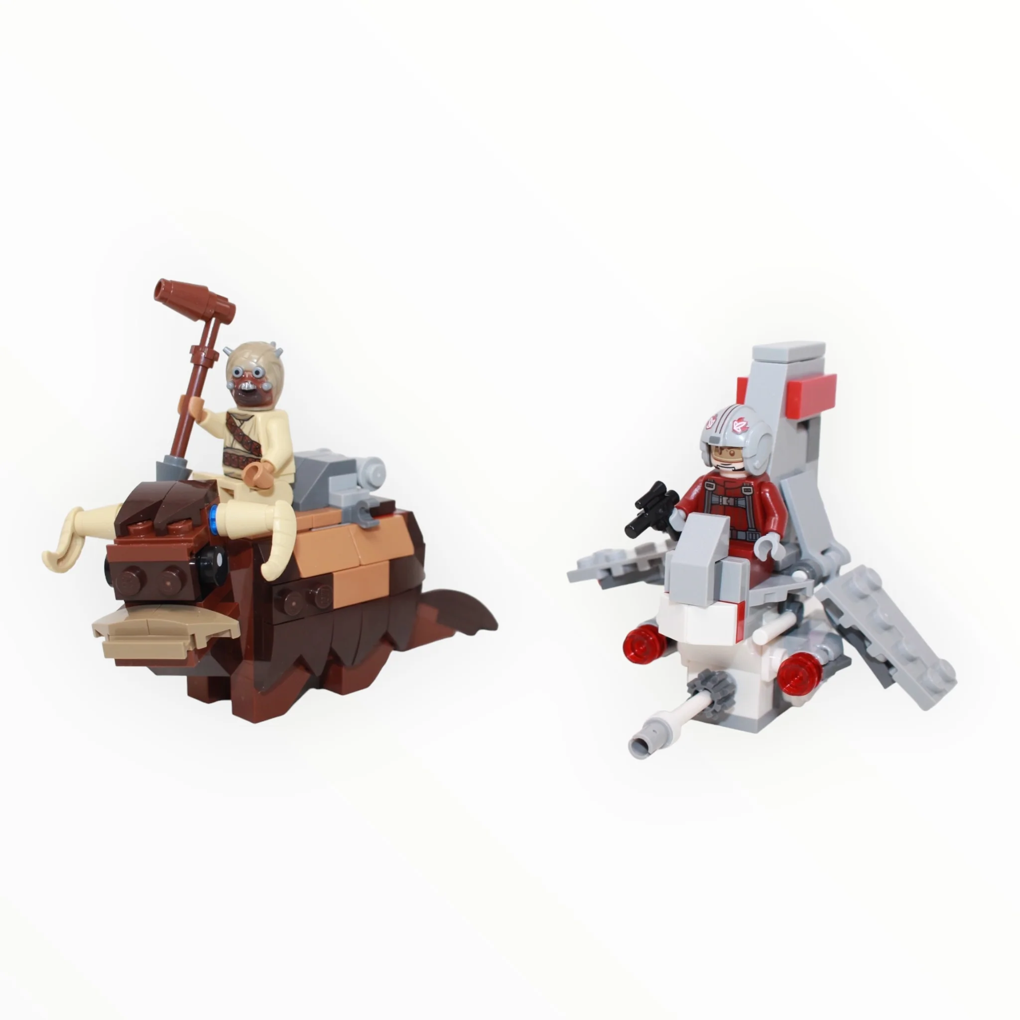 Used Set 75265 Star Wars T-16 Skyhopper vs Bantha Microfighter