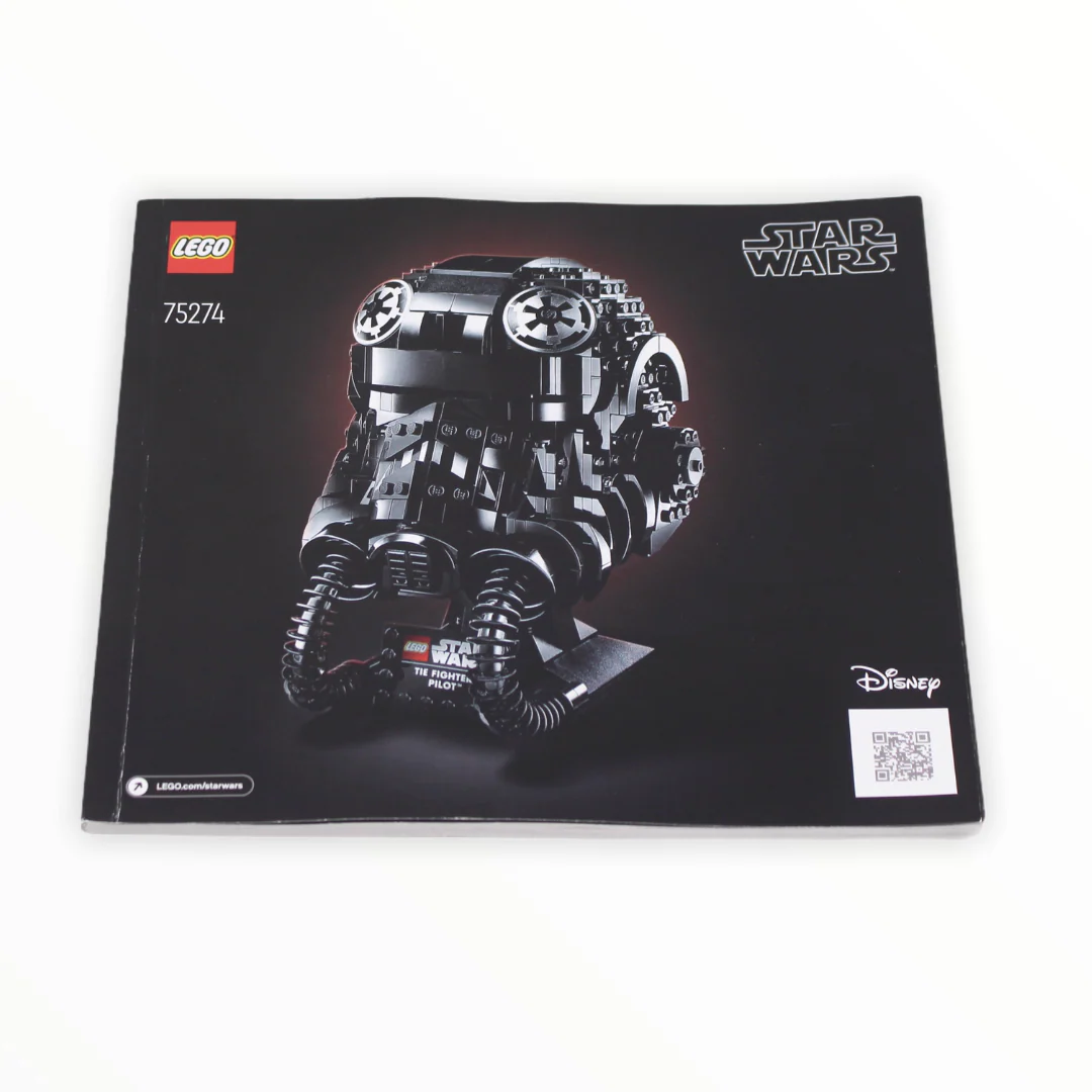 Used Set 75274 Star Wars TIE Fighter Pilot Helmet - Image 3
