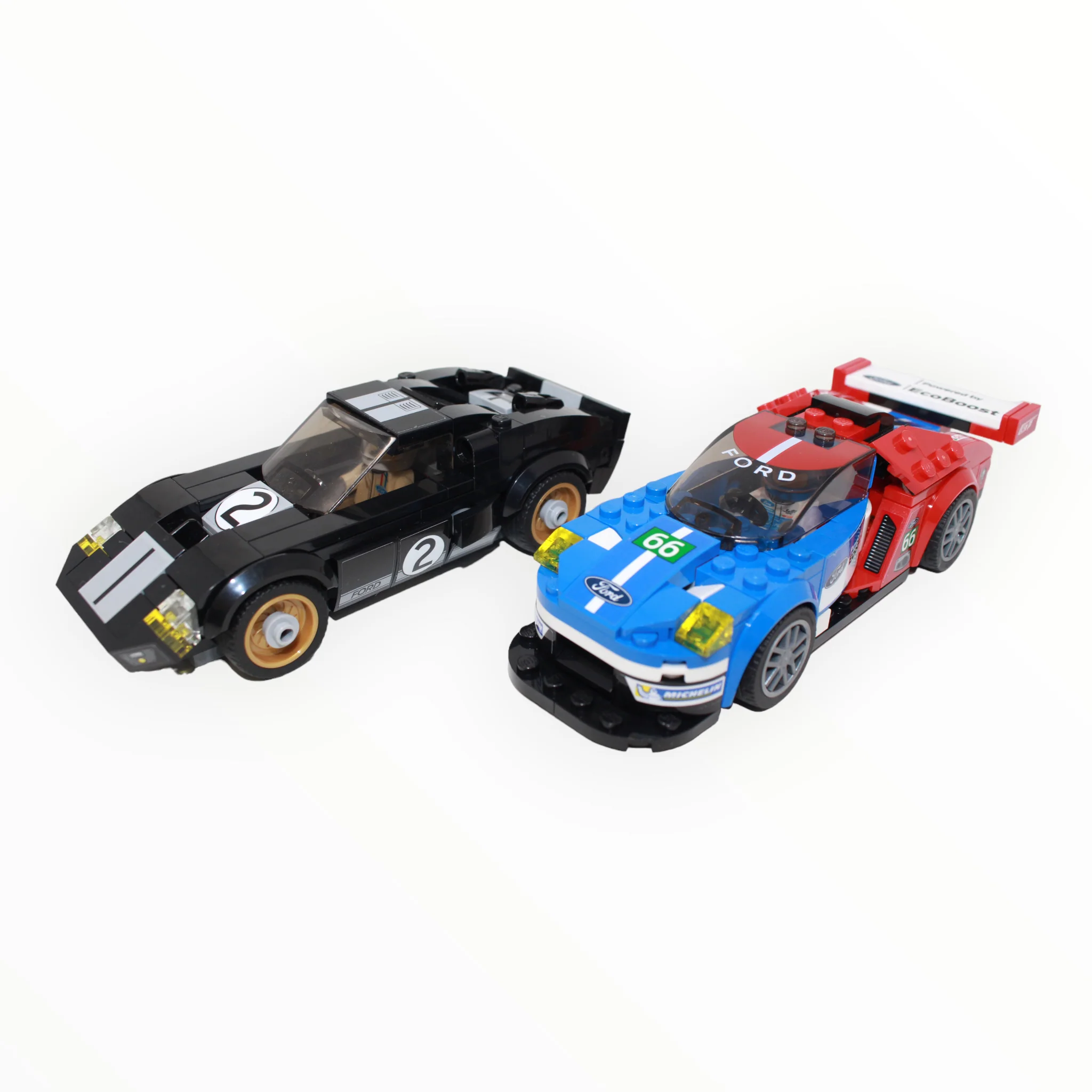 Used Set 75881 Speed Champions 2016 Ford GT & 1966 Ford GT40 - Image 2