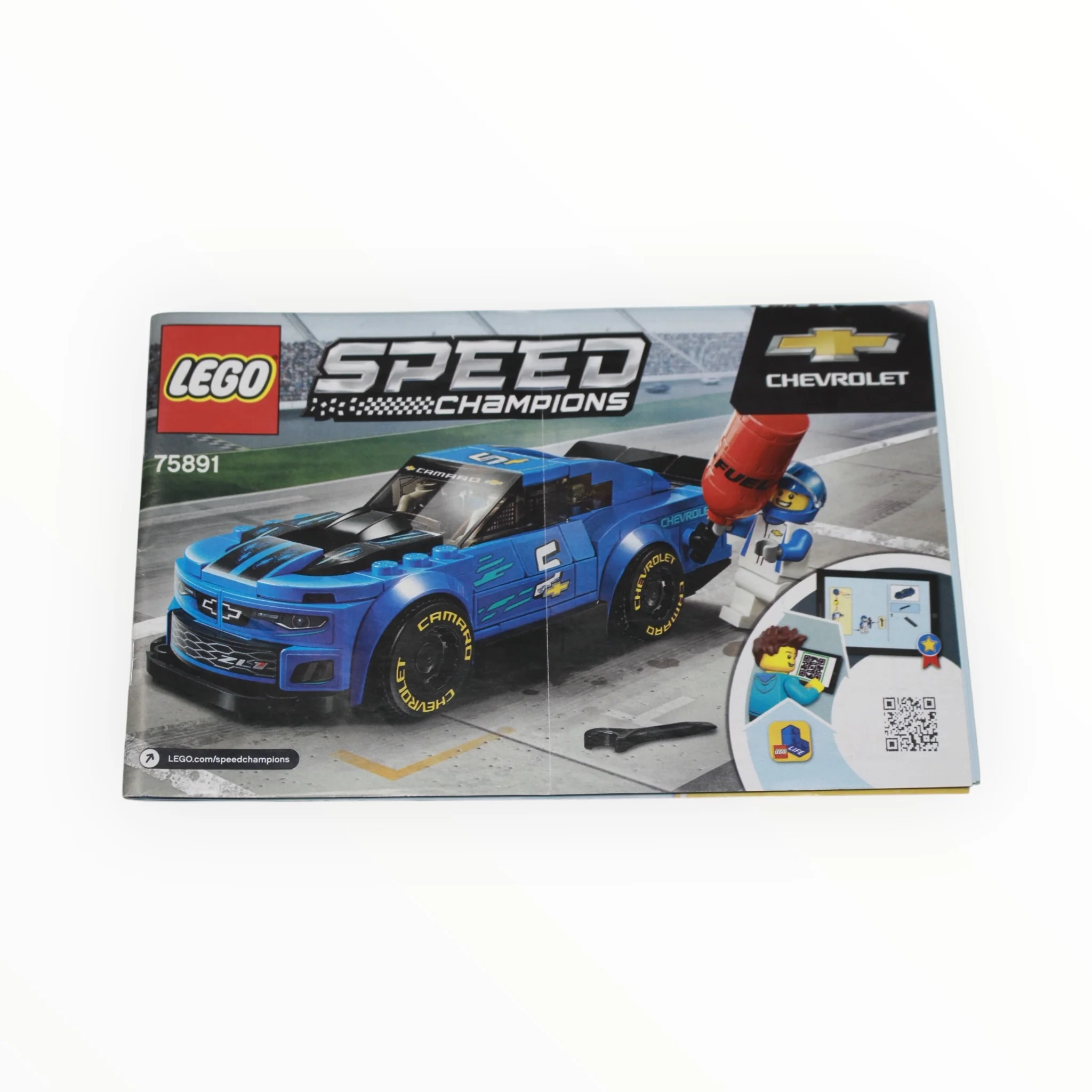 Used Set 75891 Speed Champions Chevrolet Camaro ZL1 Race Car - Image 6