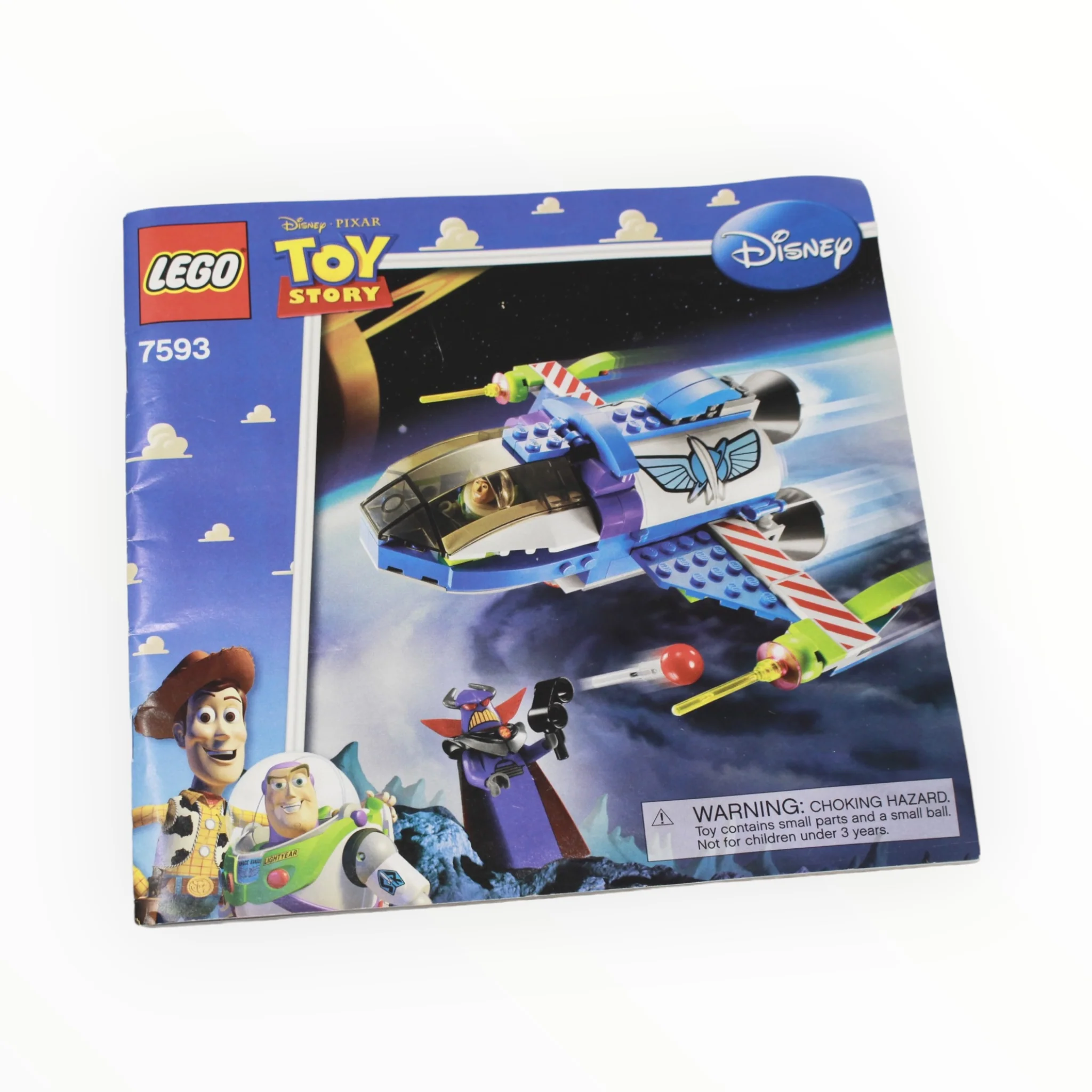 Used Set 7593 Toy Story Buzz's Star Command Spaceship - Image 6
