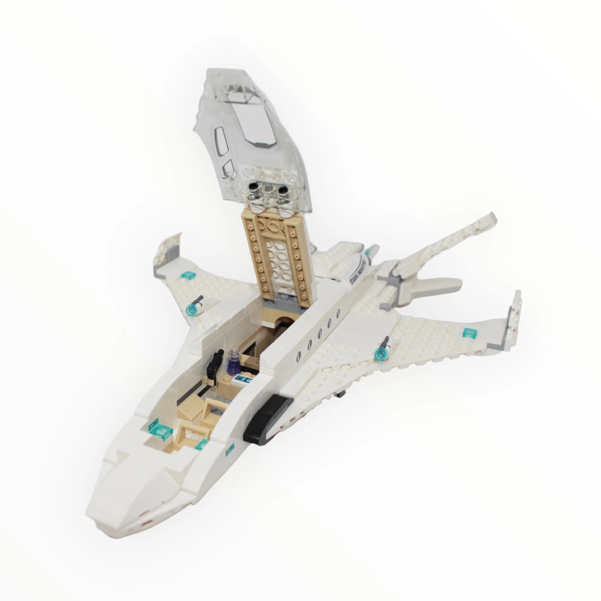 Used Set 76130 Spider-Man: Far From Home Stark Jet and the Drone Attack - Image 4