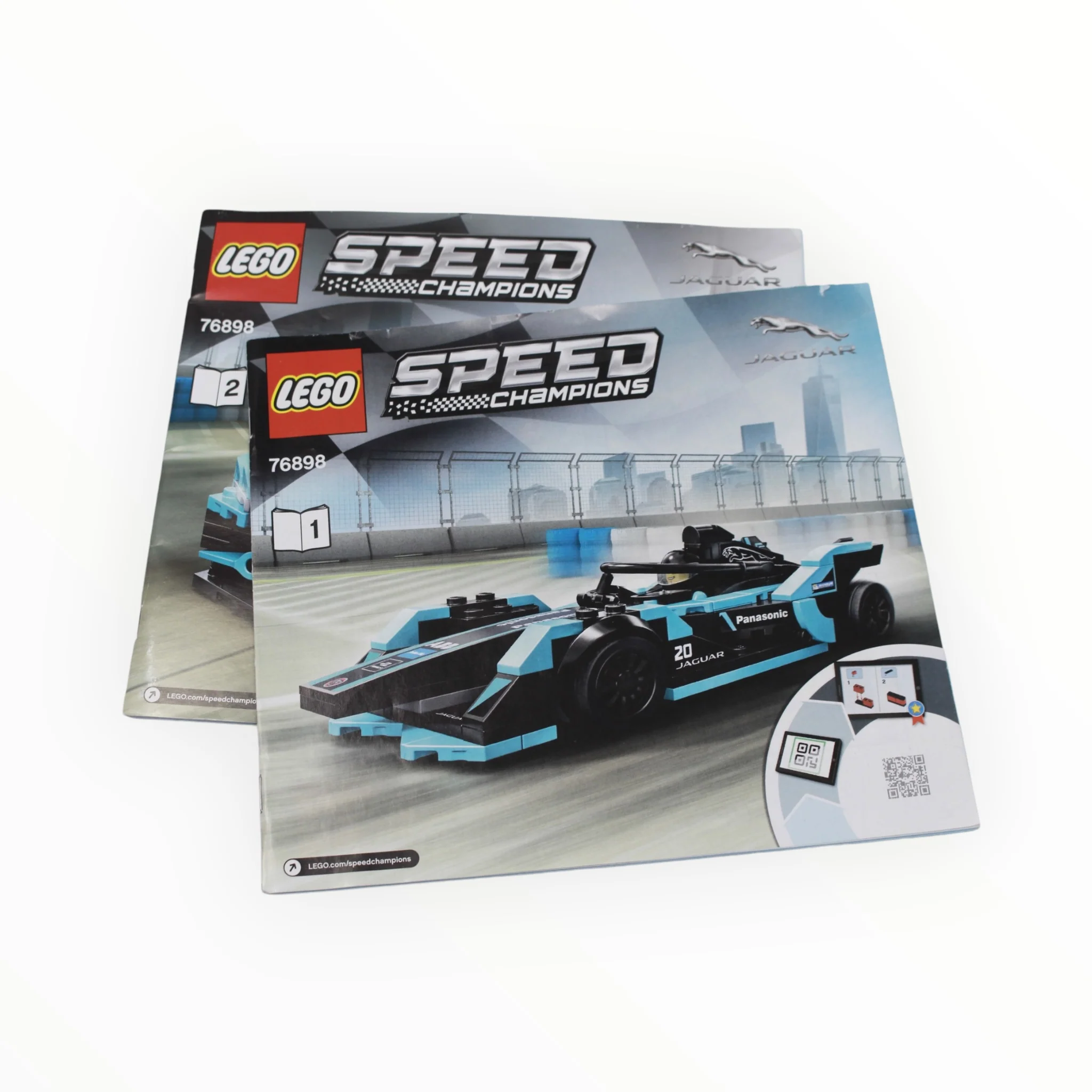 Used Set 76898 Speed Champions Formula E Panasonic Jaguar Racing GEN2 Car & Jaguar I-PACE eTROPHY - Image 10
