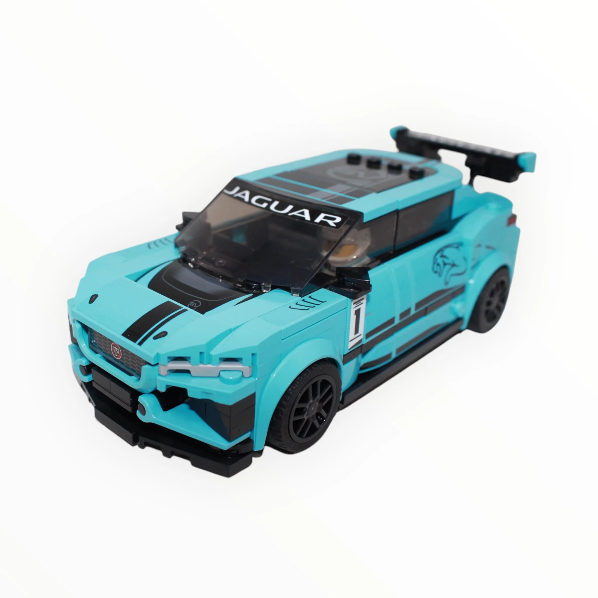 Used Set 76898 Speed Champions Formula E Panasonic Jaguar Racing GEN2 Car & Jaguar I-PACE eTROPHY - Image 6