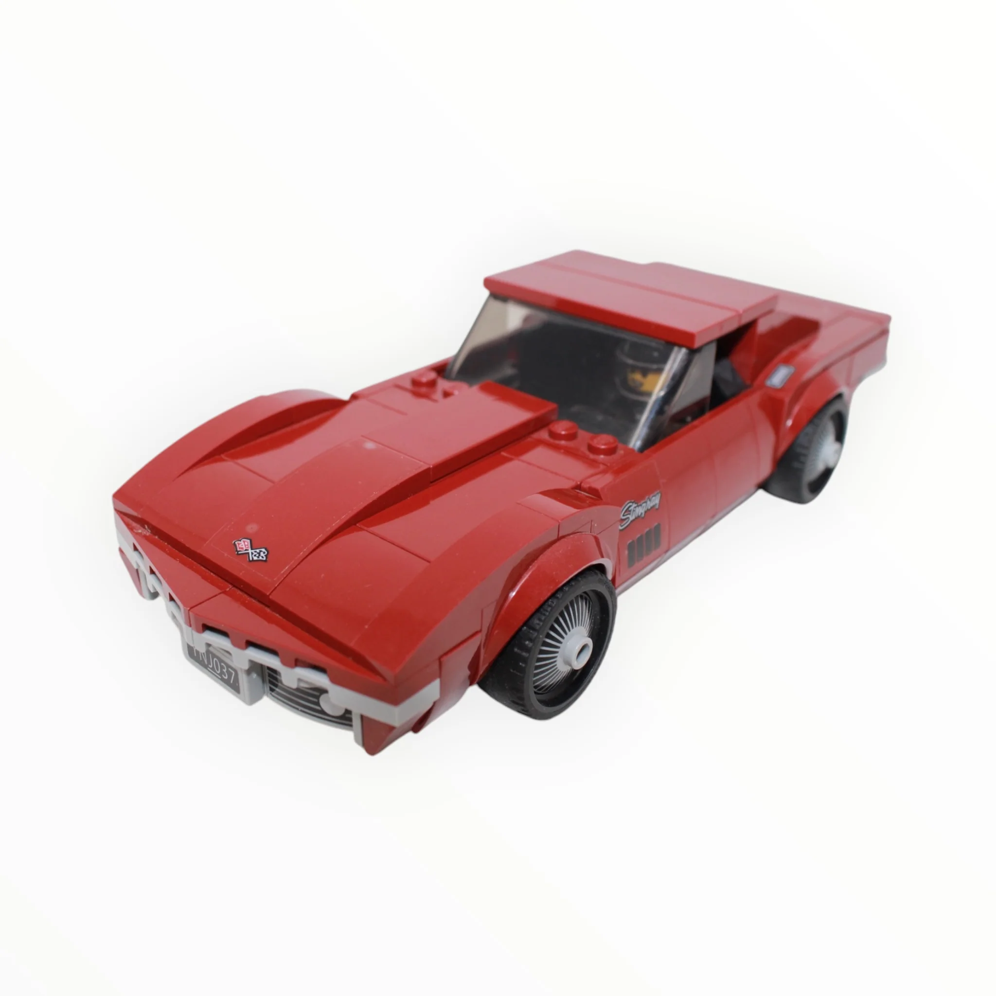 Used Set 76903 Speed Champions Chevrolet Corvette C8.R Race Car and 1969 Chevrolet Corvette - Image 2