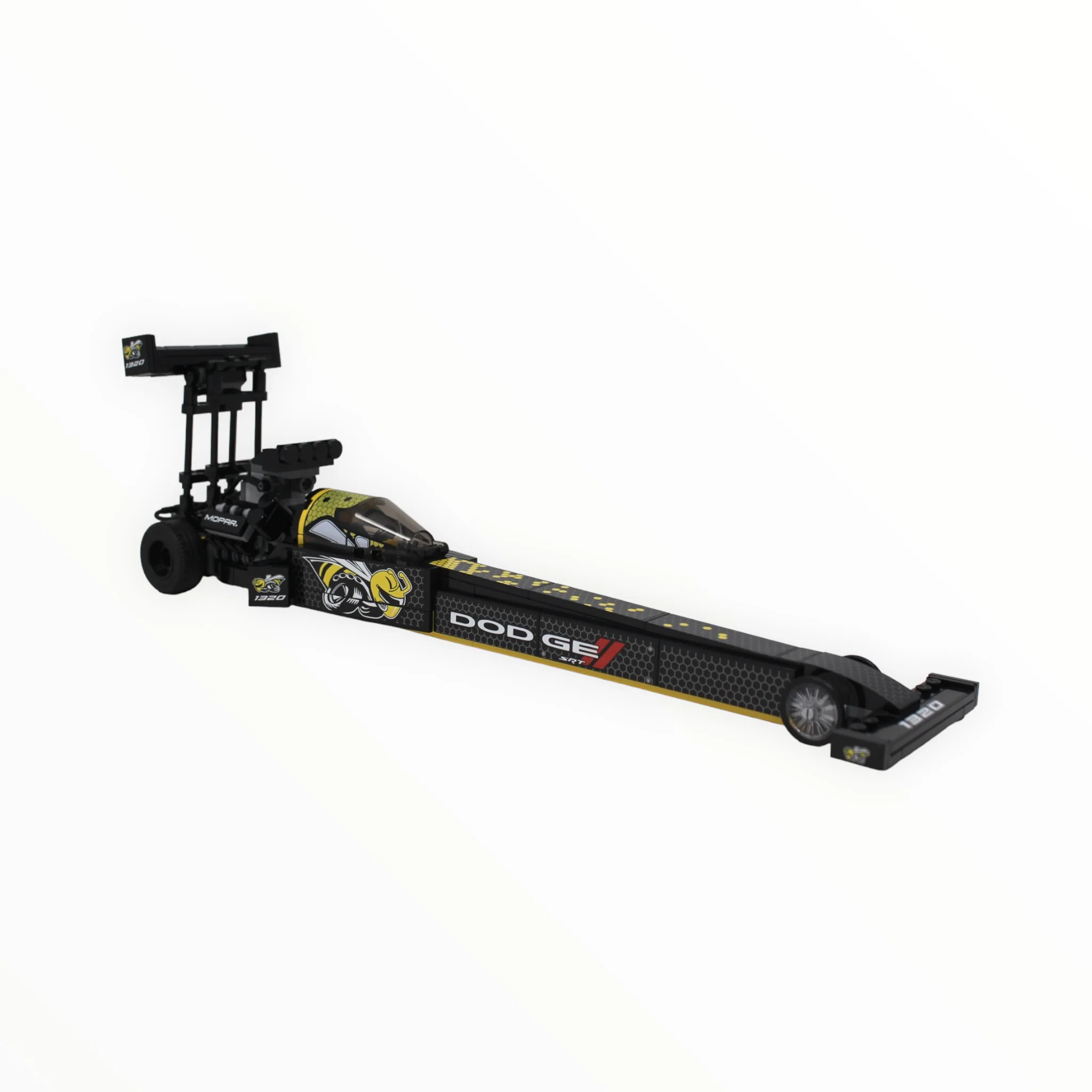 Used Set 76904 Speed Champions Mopar Dodge//SRT Top Fuel Dragster and 1970 Dodge Challenger T/A - Image 3