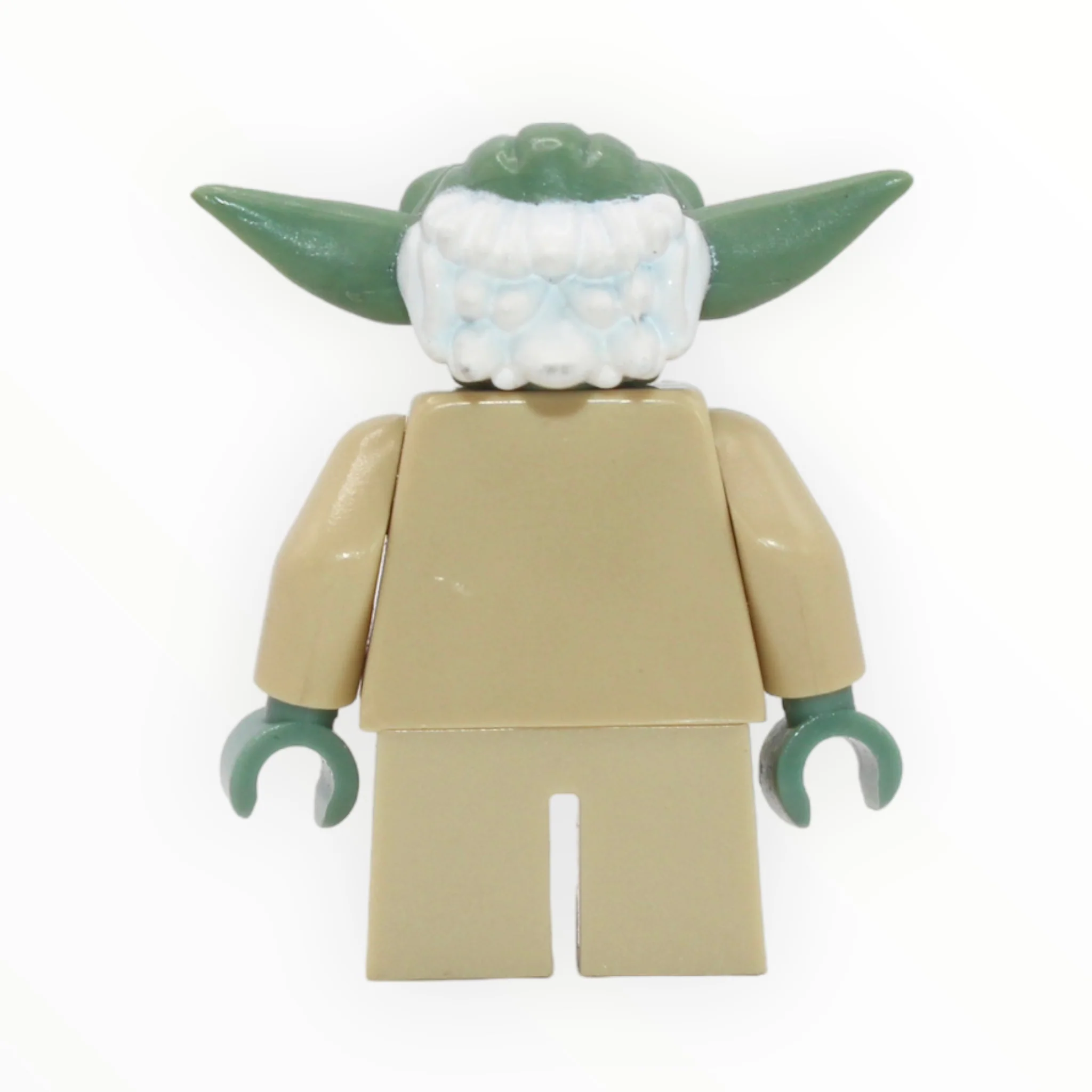 Yoda (Clone Wars, white hair, dark orange belt, plain back) - Image 2